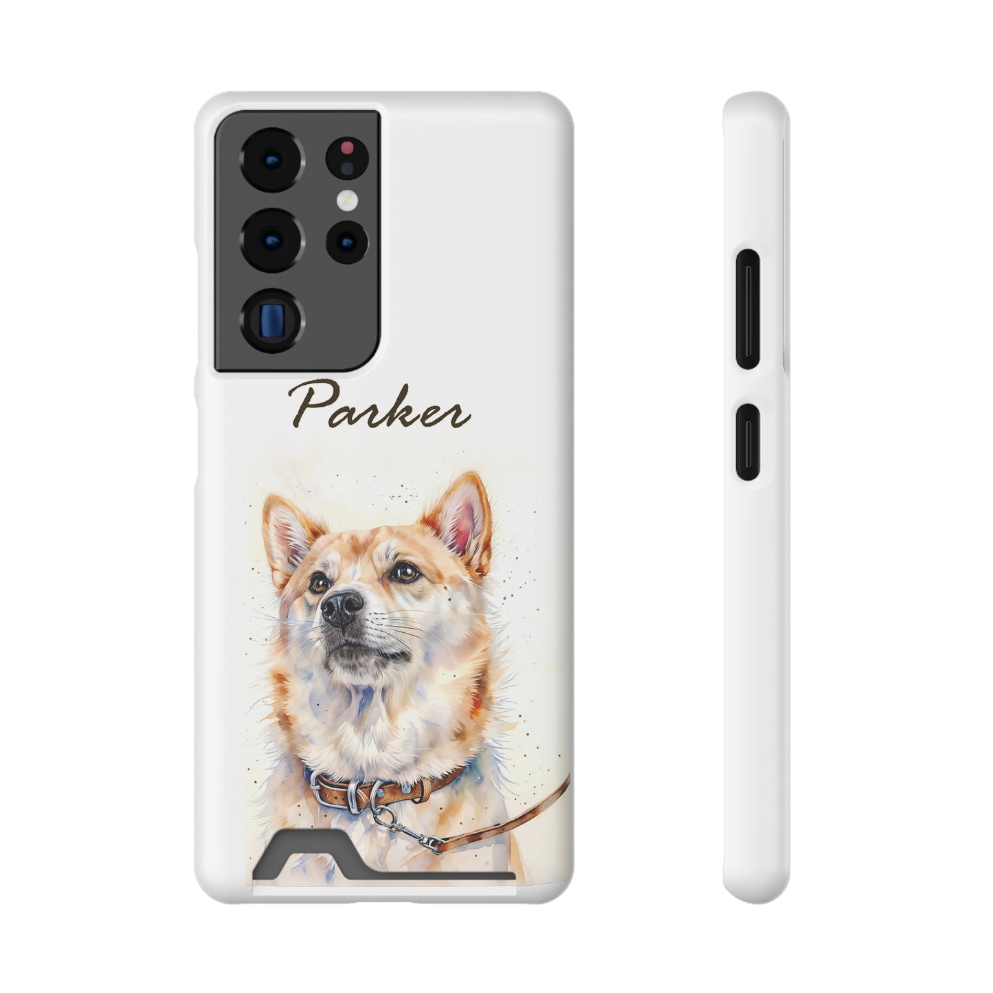 Custom Phone Case with Card Holder – Impact-Resistant, MagSafe Compatible (iPhone & Samsung)