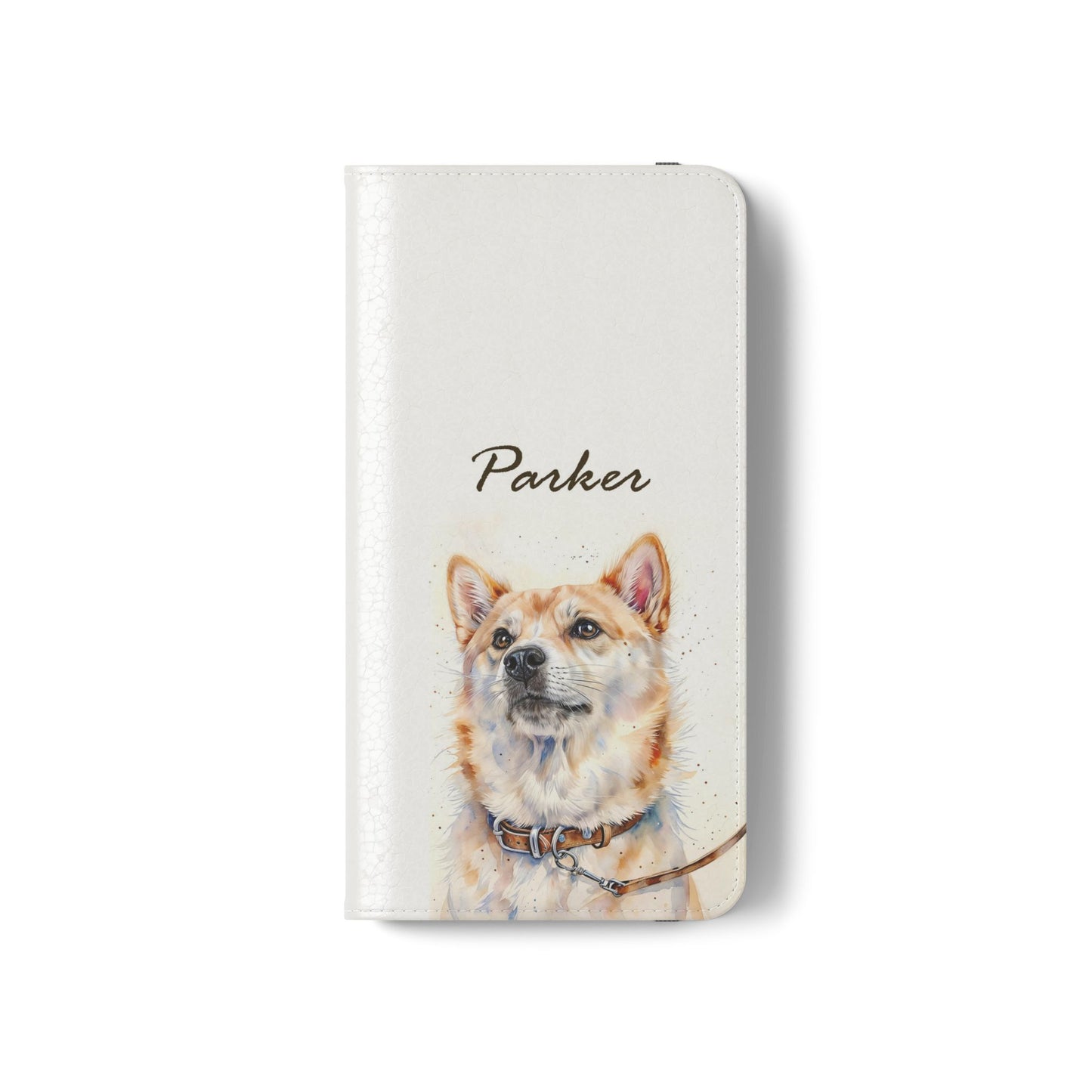 Custom Flip Phone Case – Faux Leather, Card Holder & Stand Feature