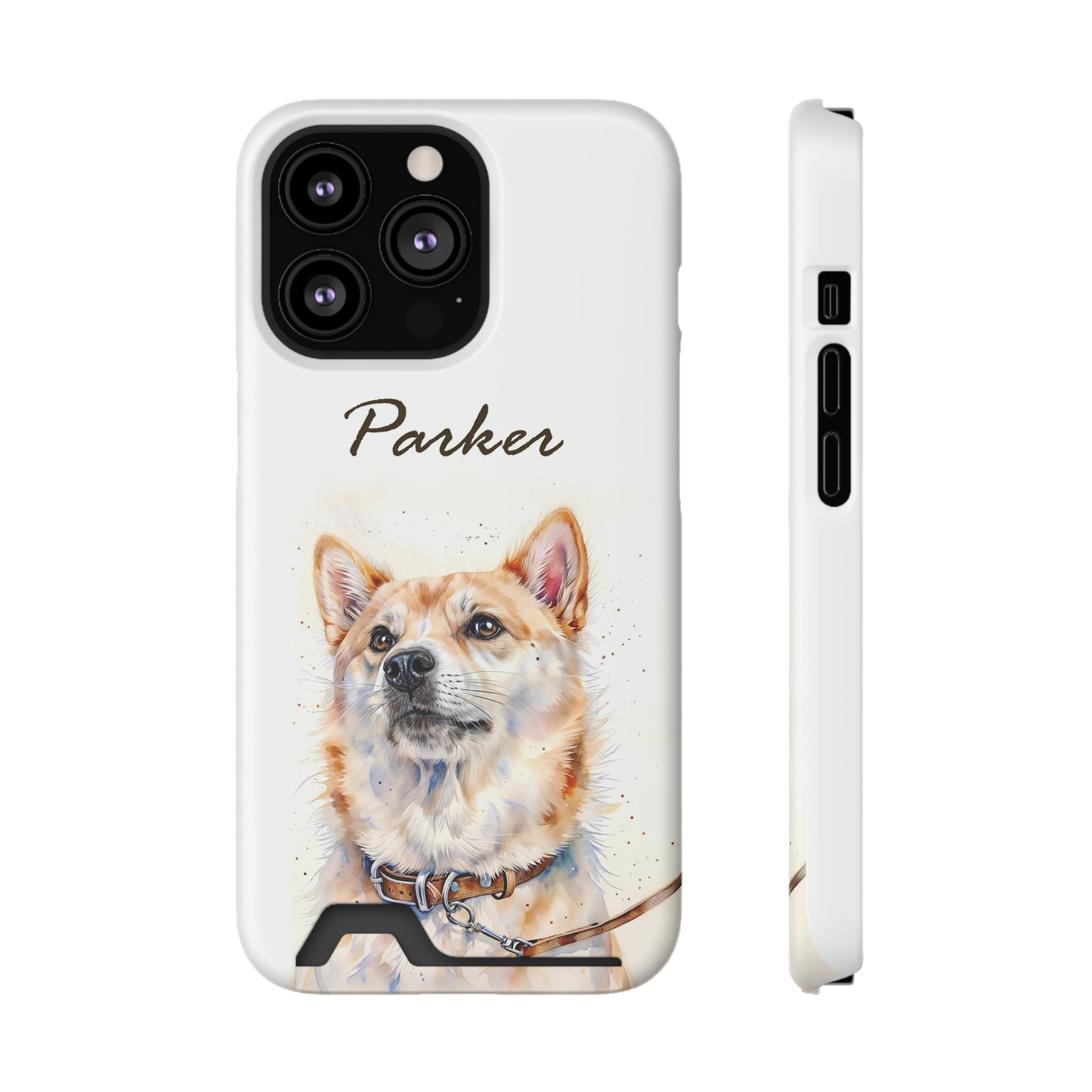 Custom Phone Case with Card Holder – Impact-Resistant, MagSafe Compatible (iPhone & Samsung)