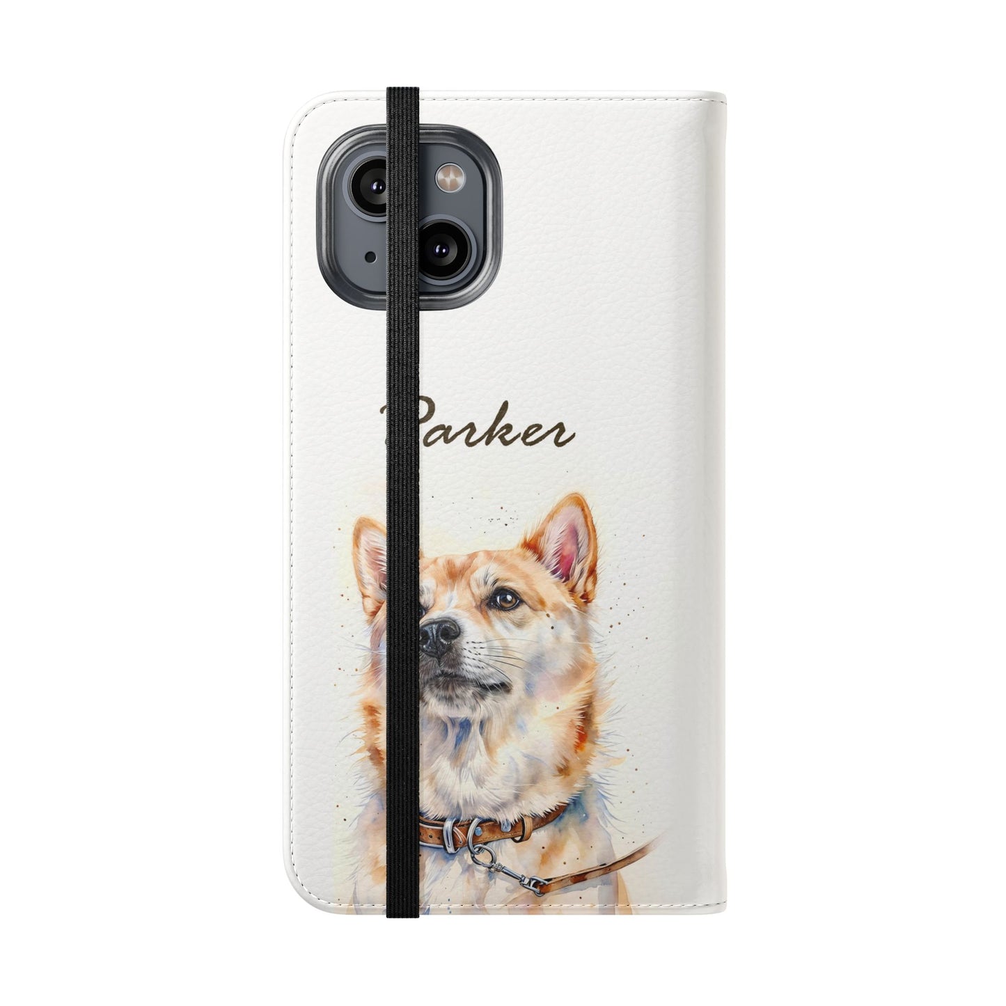 Custom Flip Phone Case – Faux Leather, Card Holder & Stand Feature