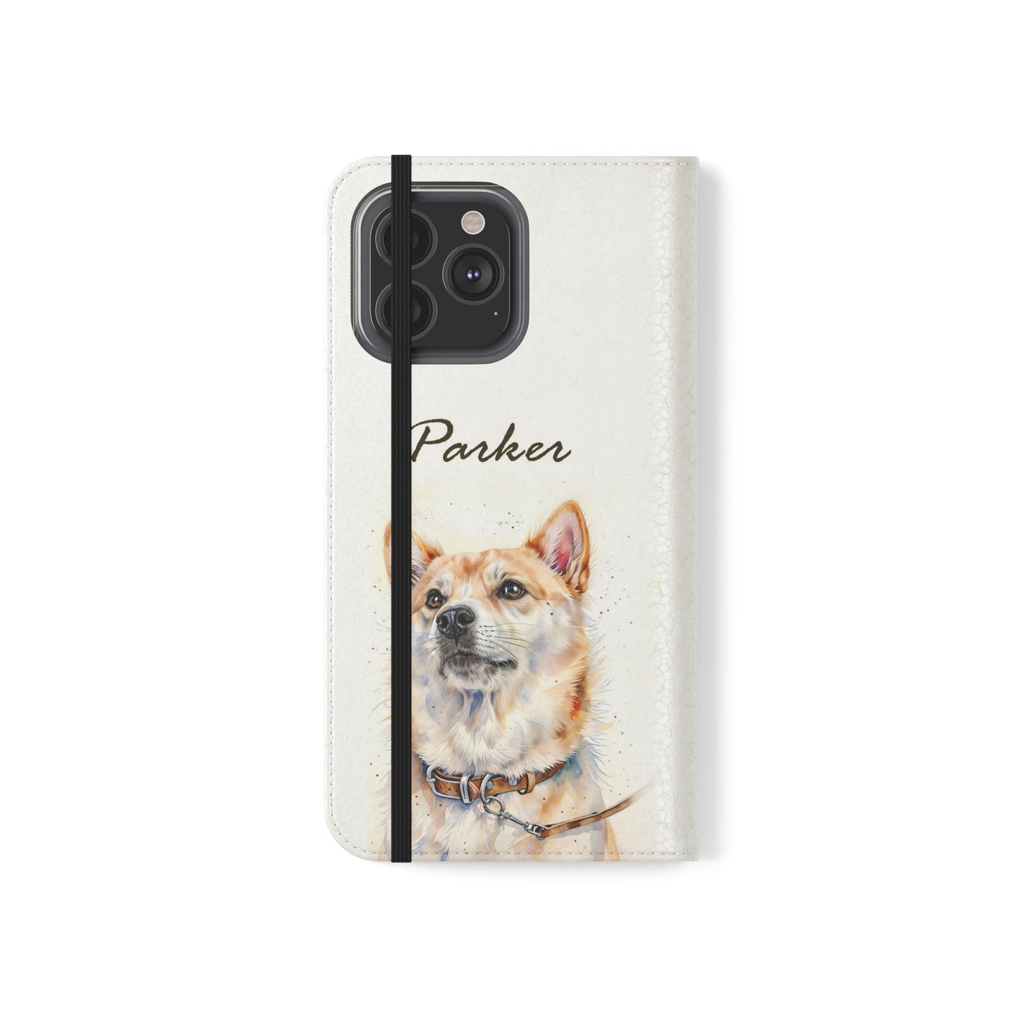 Custom Flip Phone Case – Faux Leather, Card Holder & Stand Feature