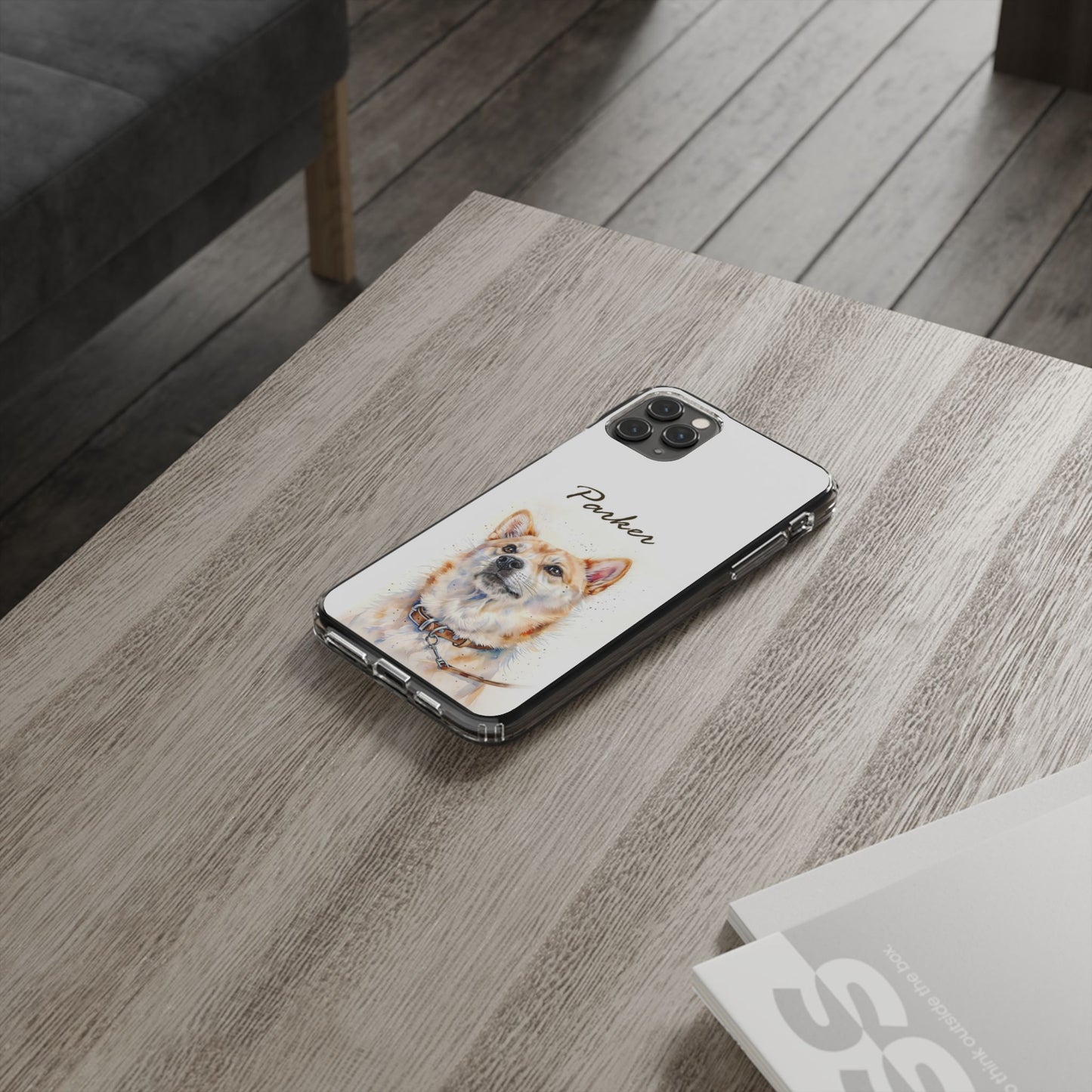 Custom Clear Phone Case – Slim, Shock-Absorbing & Wireless Charging Compatible
