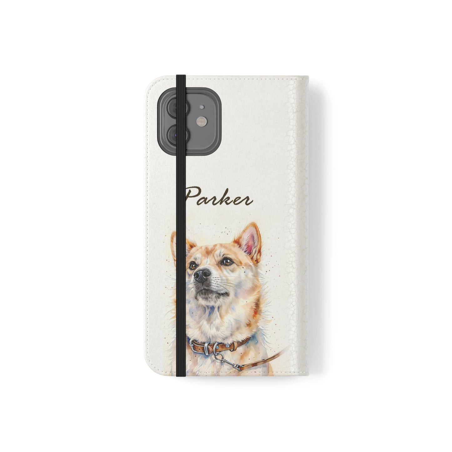 Custom Flip Phone Case – Faux Leather, Card Holder & Stand Feature