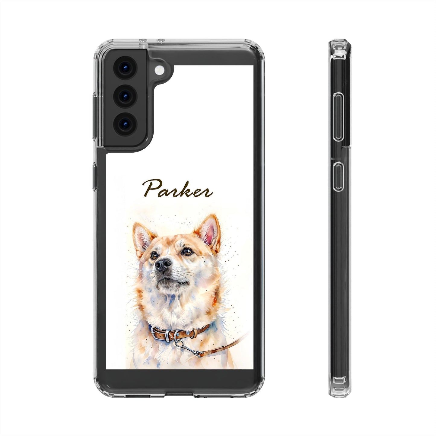 Custom Clear Phone Case – Slim, Shock-Absorbing & Wireless Charging Compatible