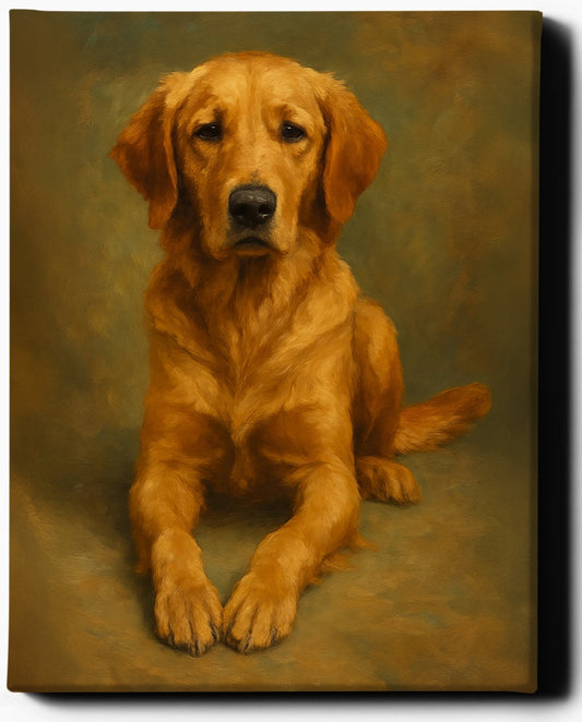 Custom Pet Portrait Canvas VICTORIAN ART style – Personalized Matte Canvas Wall Art for Pet Lovers- CANVAS