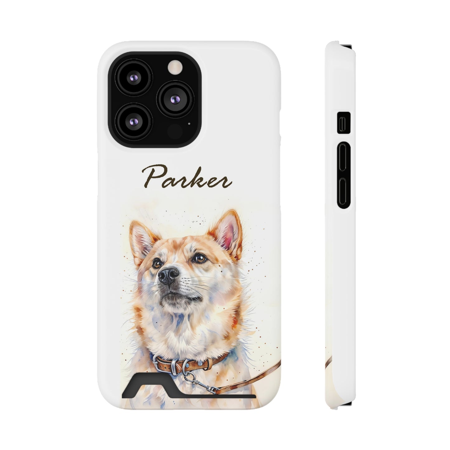Custom Phone Case with Card Holder – Impact-Resistant, MagSafe Compatible (iPhone & Samsung)