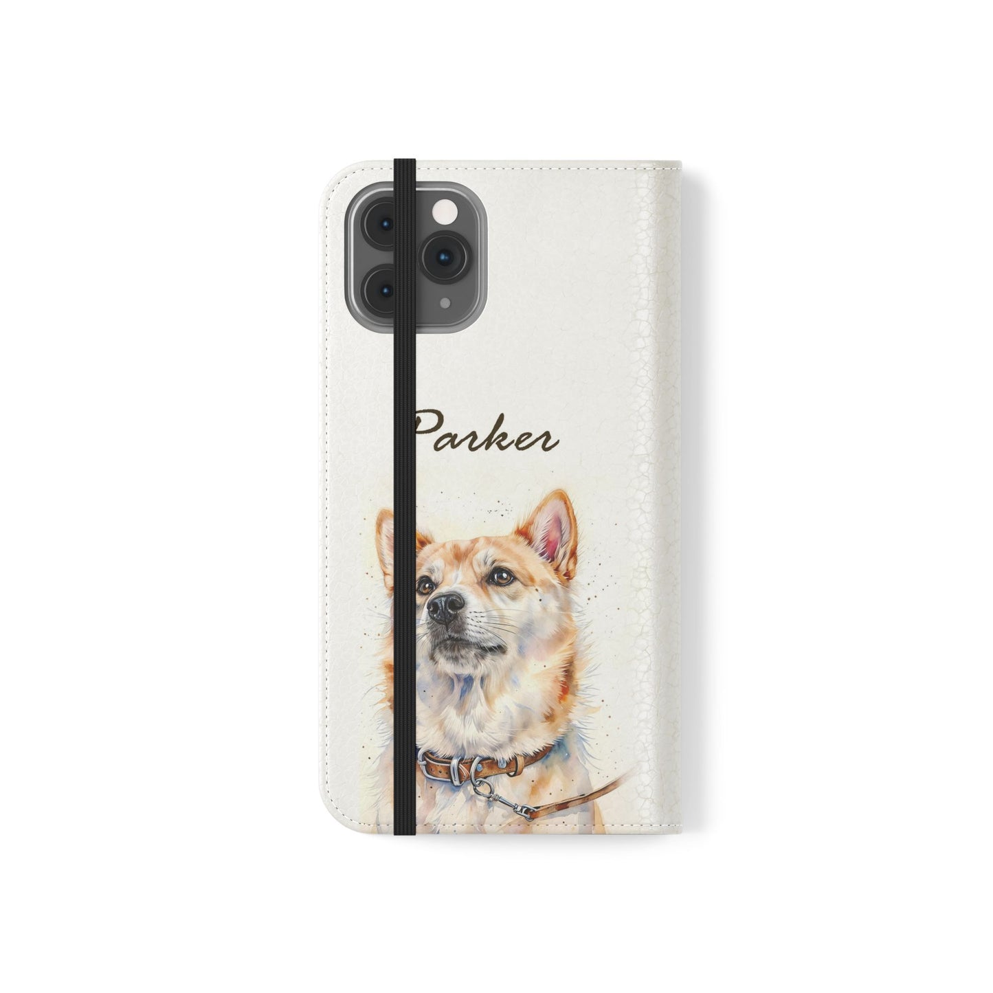 Custom Flip Phone Case – Faux Leather, Card Holder & Stand Feature
