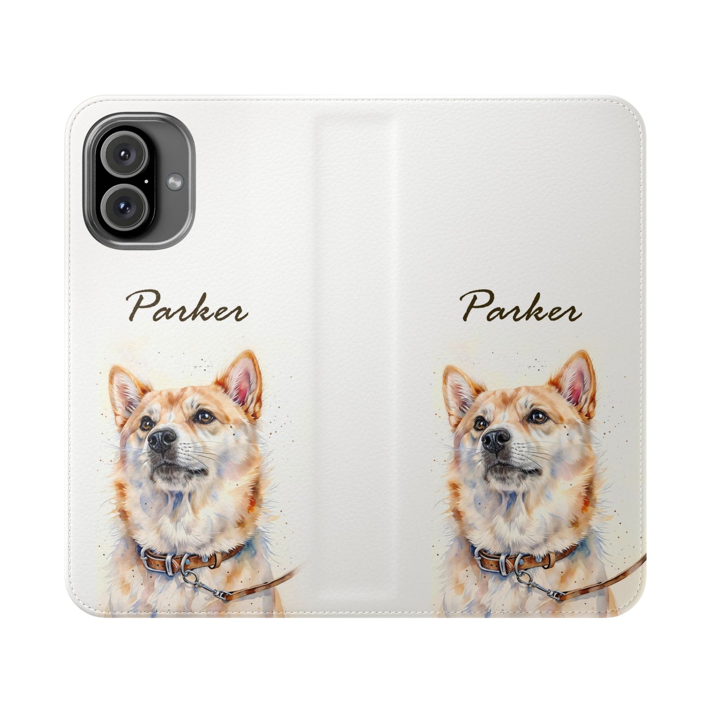 Custom Flip Phone Case – Faux Leather, Card Holder & Stand Feature