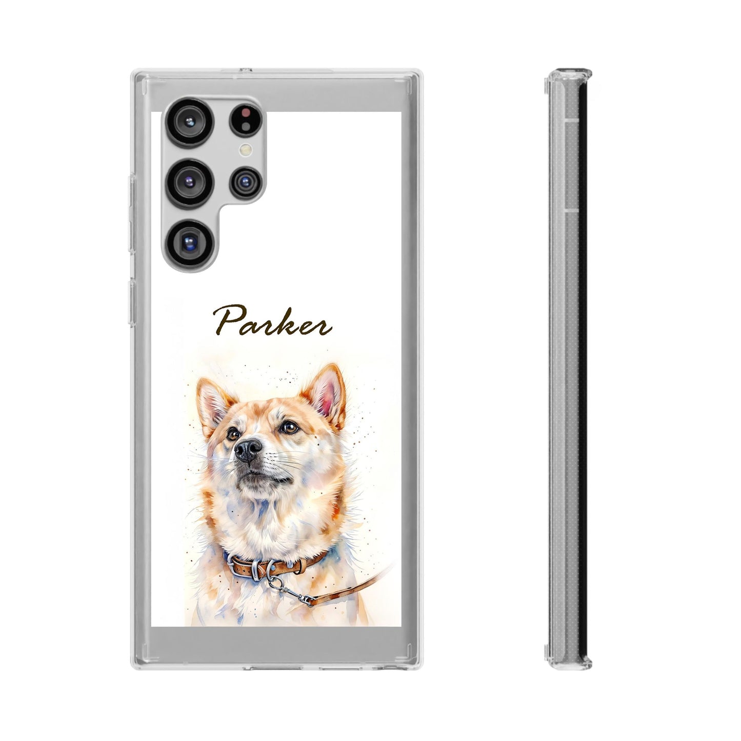 Custom Clear Phone Case – Slim, Shock-Absorbing & Wireless Charging Compatible