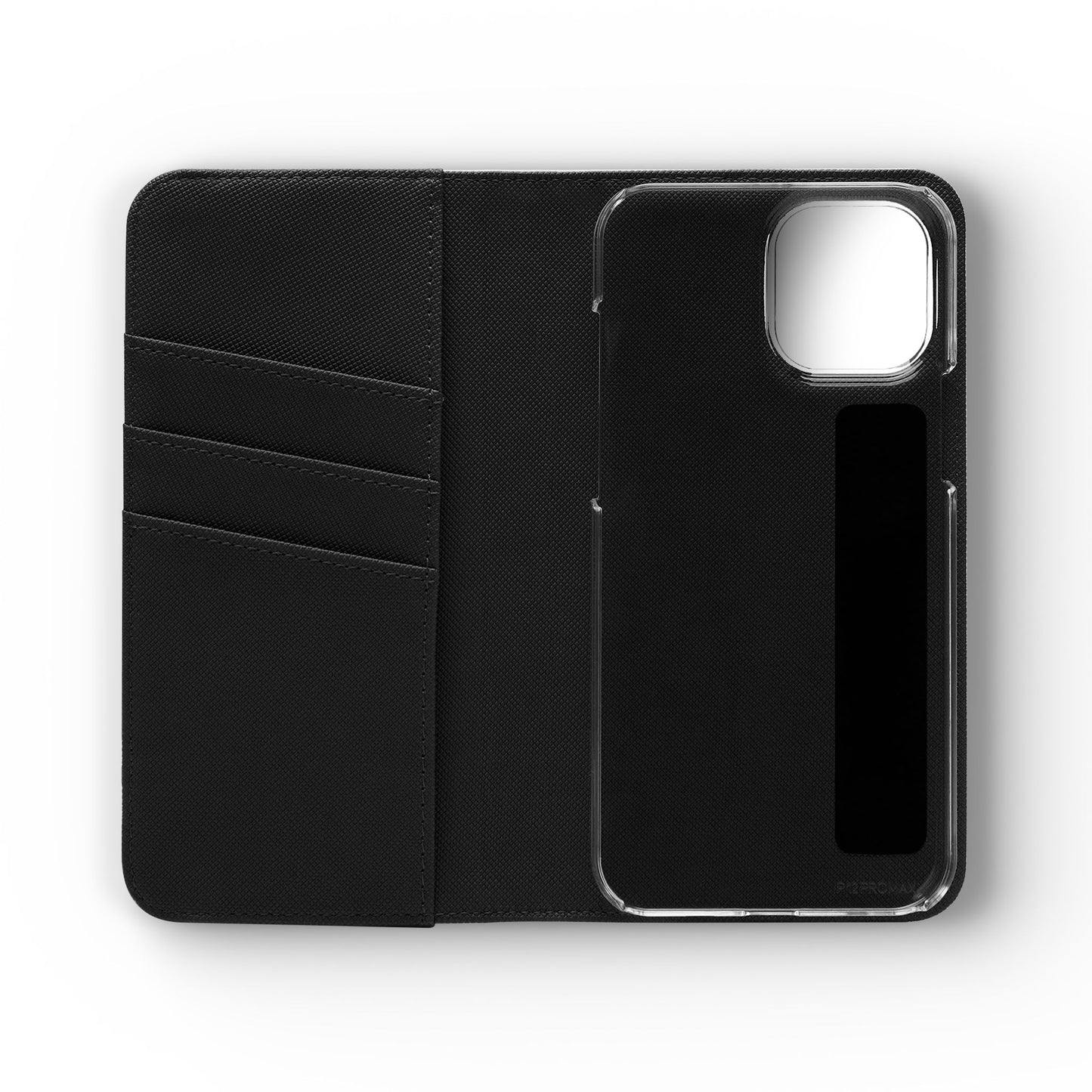 Custom Flip Phone Case – Faux Leather, Card Holder & Stand Feature