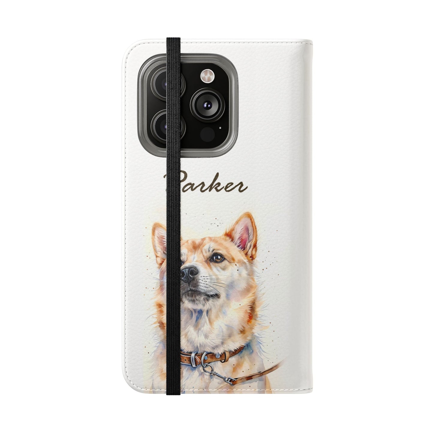 Custom Flip Phone Case – Faux Leather, Card Holder & Stand Feature