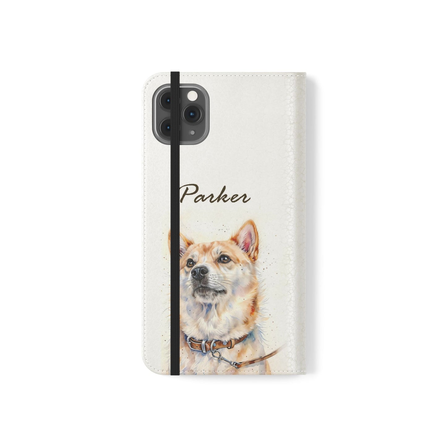Custom Flip Phone Case – Faux Leather, Card Holder & Stand Feature