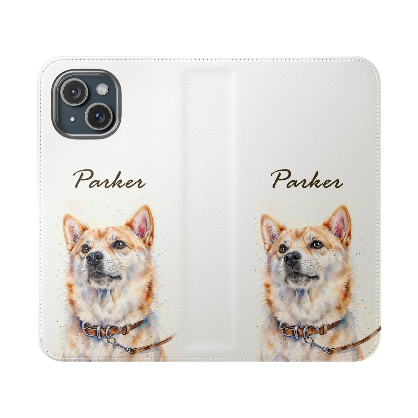 Custom Flip Phone Case – Faux Leather, Card Holder & Stand Feature