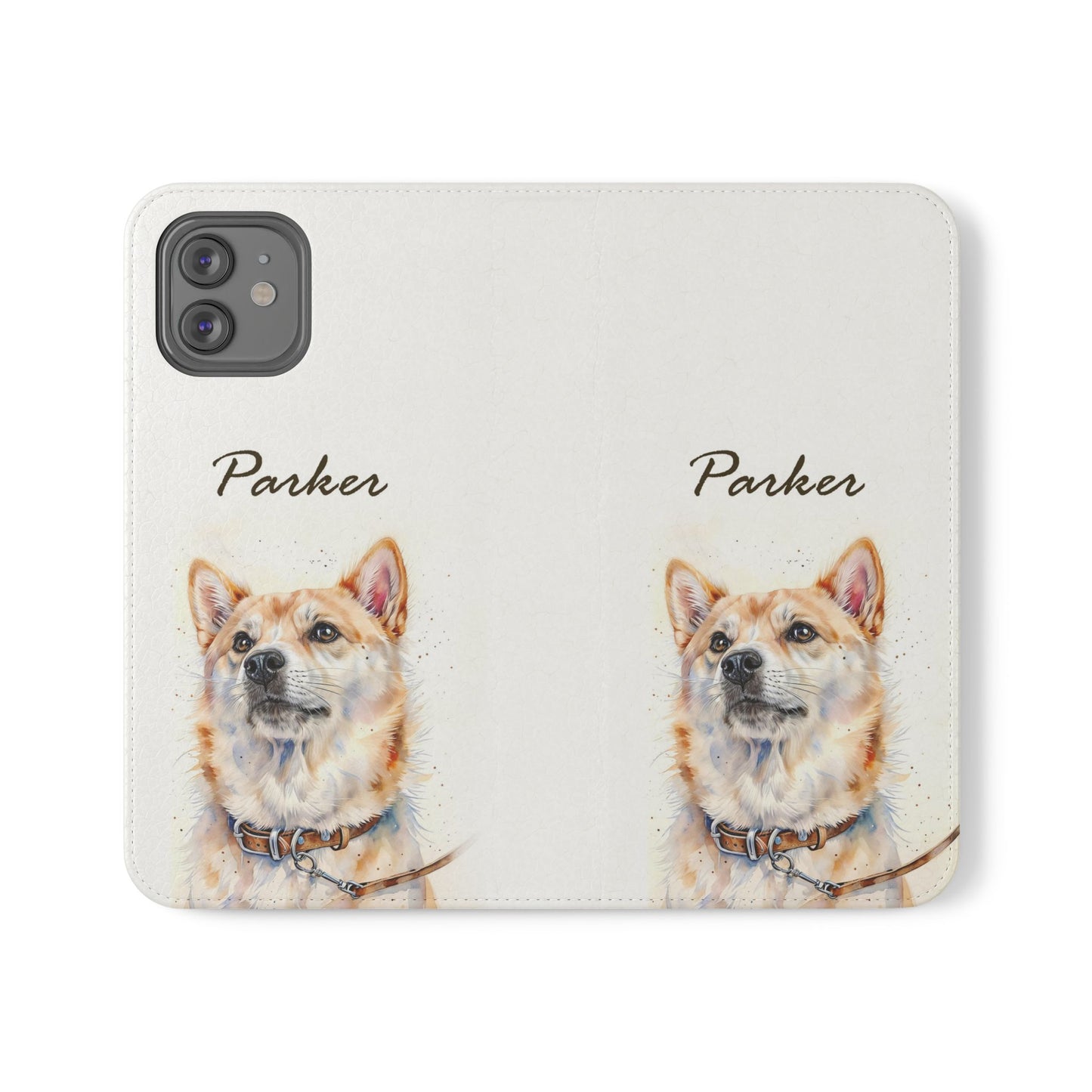 Custom Flip Phone Case – Faux Leather, Card Holder & Stand Feature