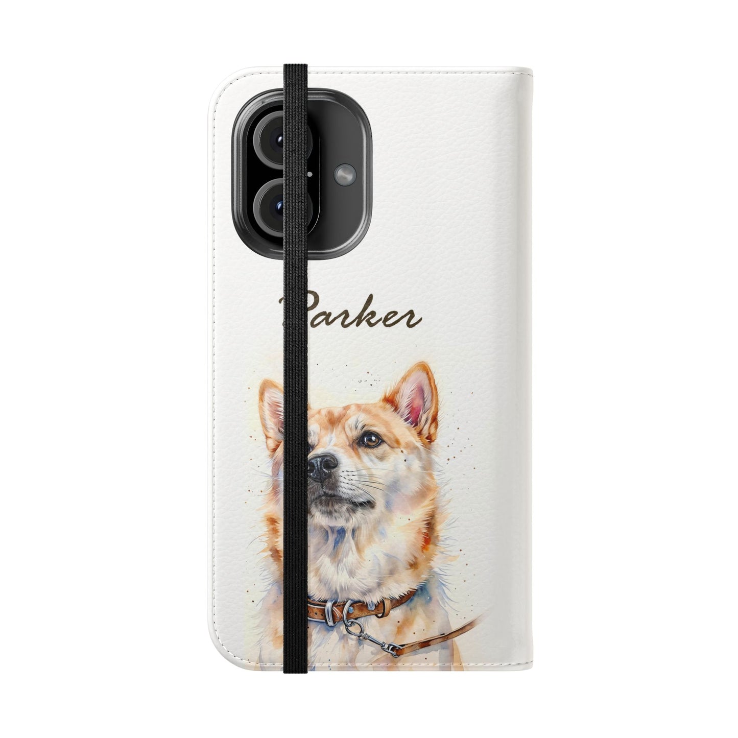 Custom Flip Phone Case – Faux Leather, Card Holder & Stand Feature