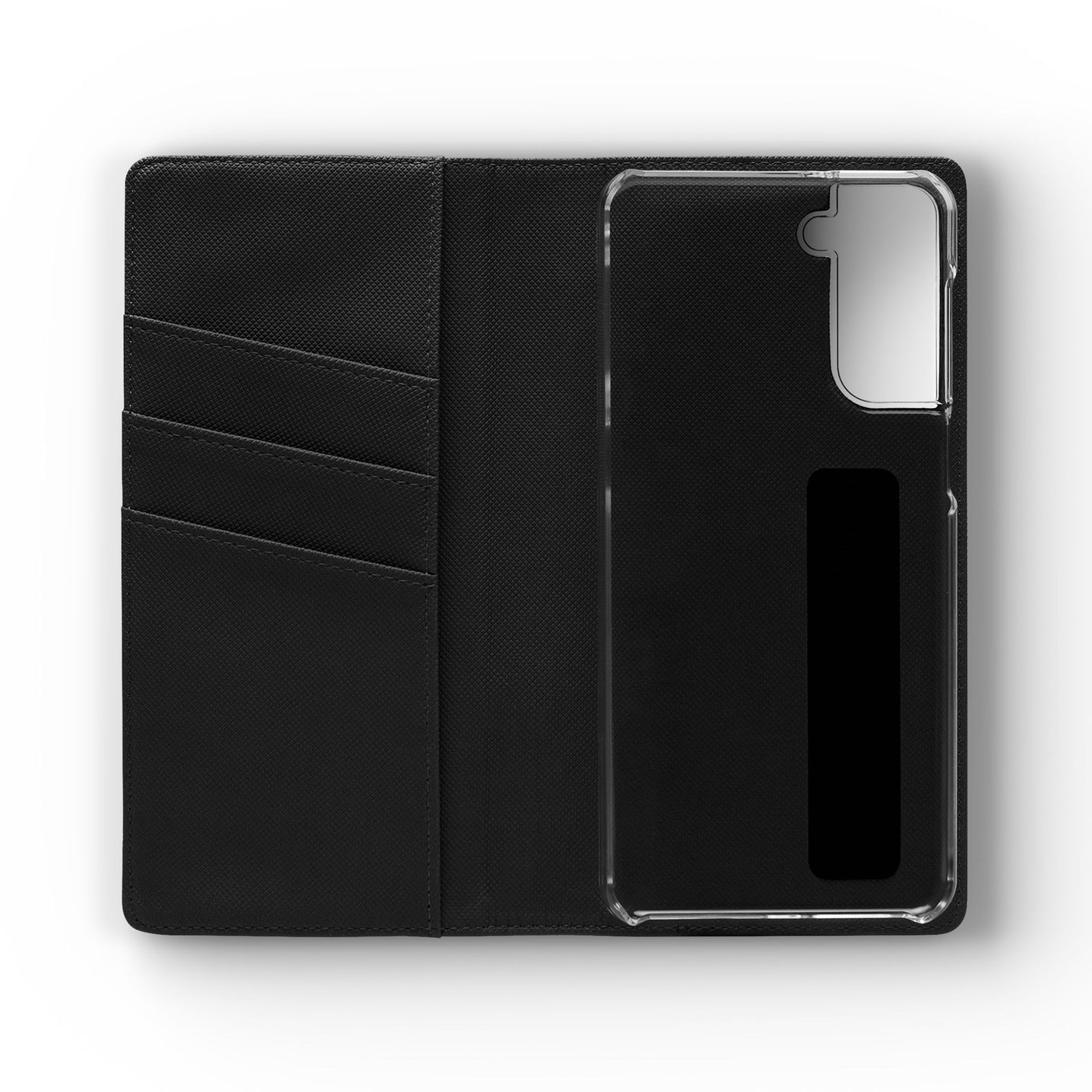 Custom Flip Phone Case – Faux Leather, Card Holder & Stand Feature