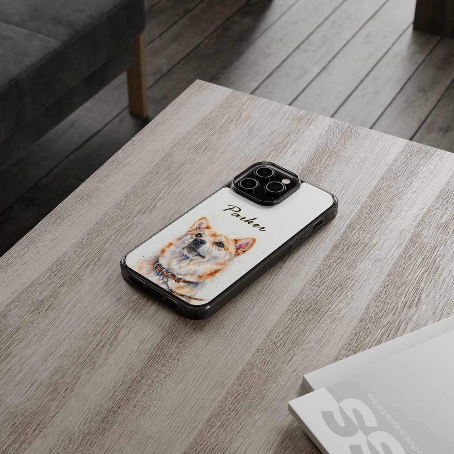 Custom Clear Phone Case – Slim, Shock-Absorbing & Wireless Charging Compatible
