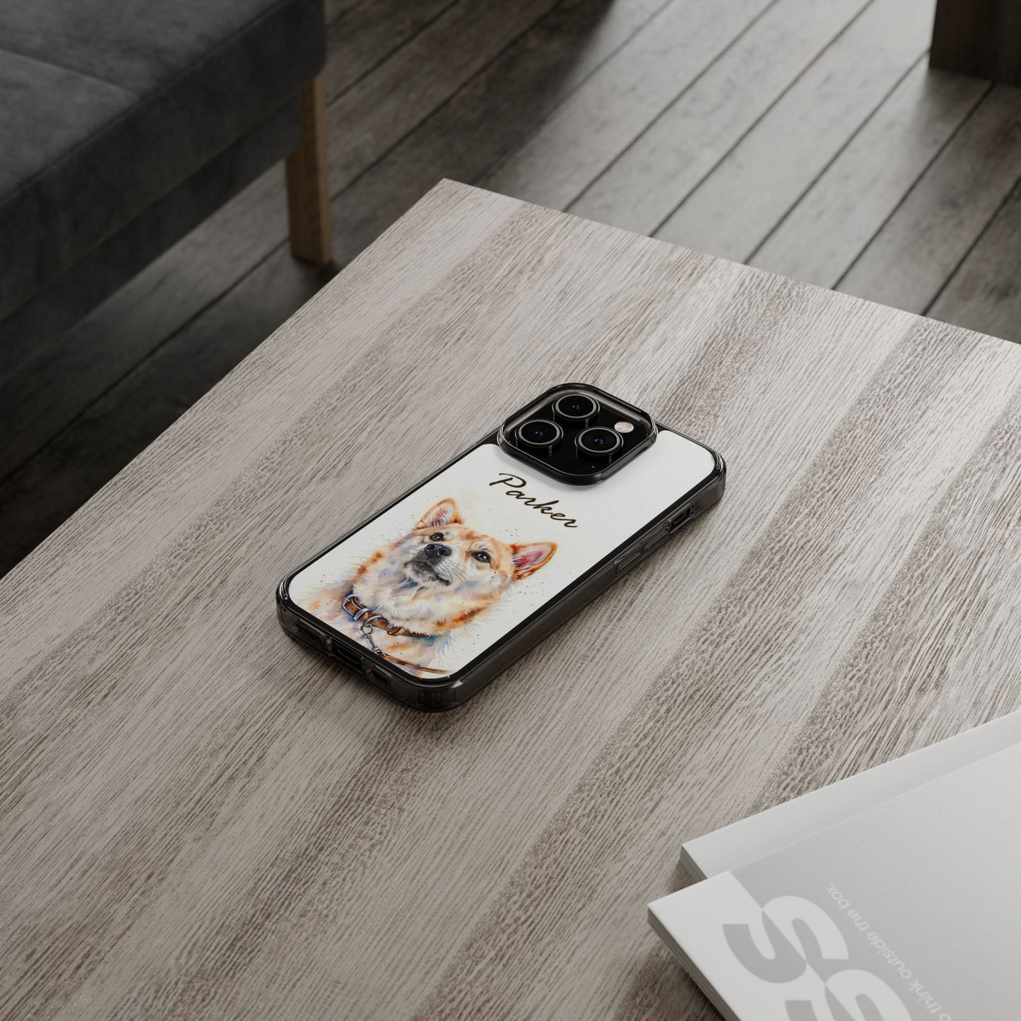 Custom Clear Phone Case – Slim, Shock-Absorbing & Wireless Charging Compatible