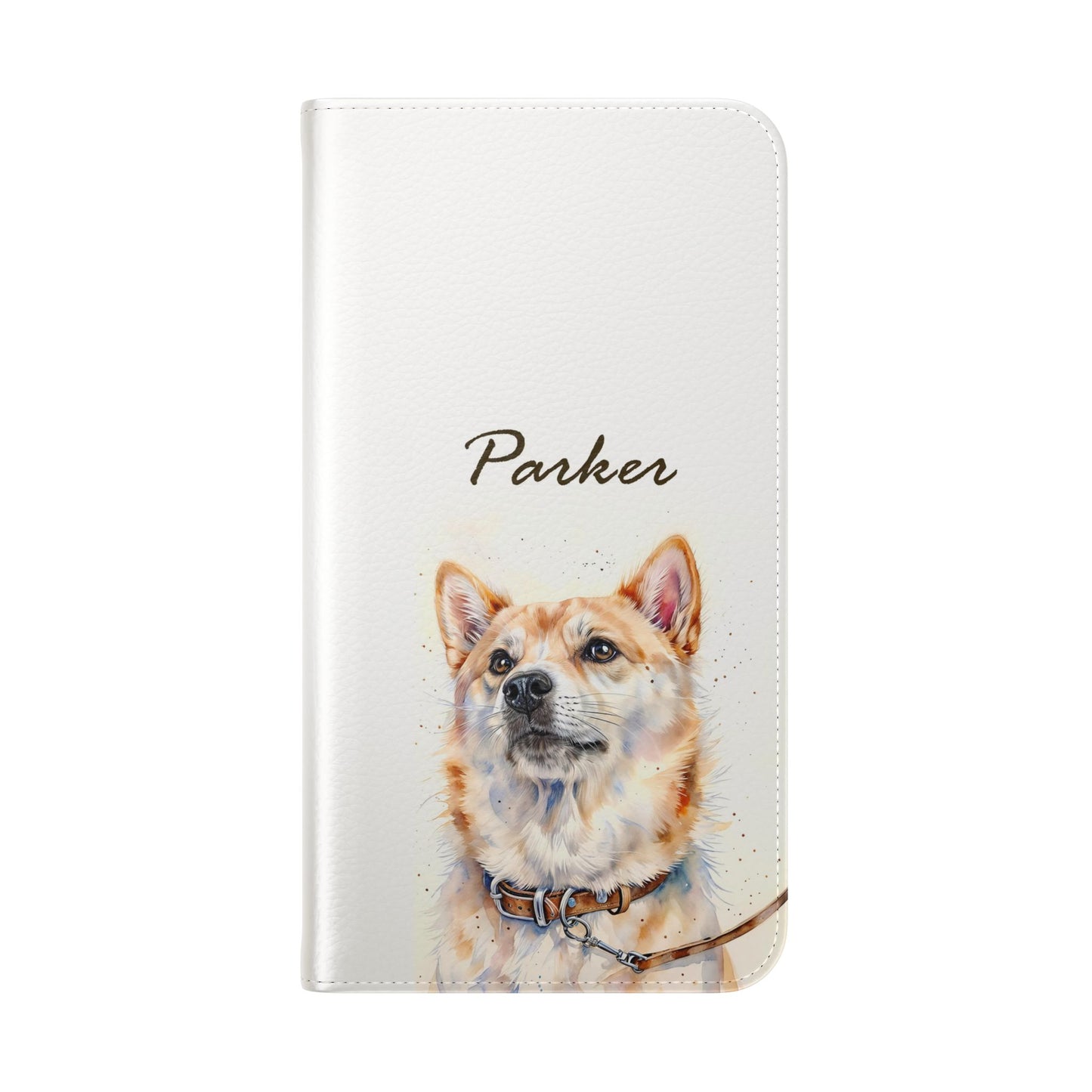 Custom Flip Phone Case – Faux Leather, Card Holder & Stand Feature