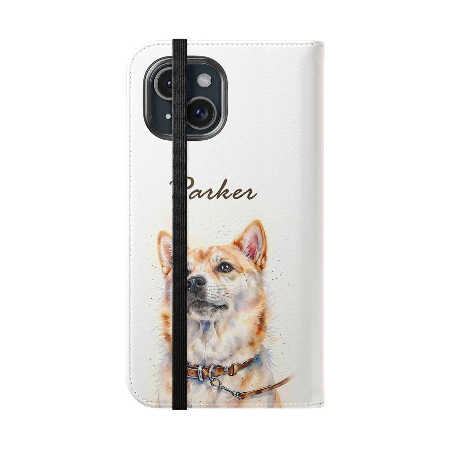 Custom Flip Phone Case – Faux Leather, Card Holder & Stand Feature