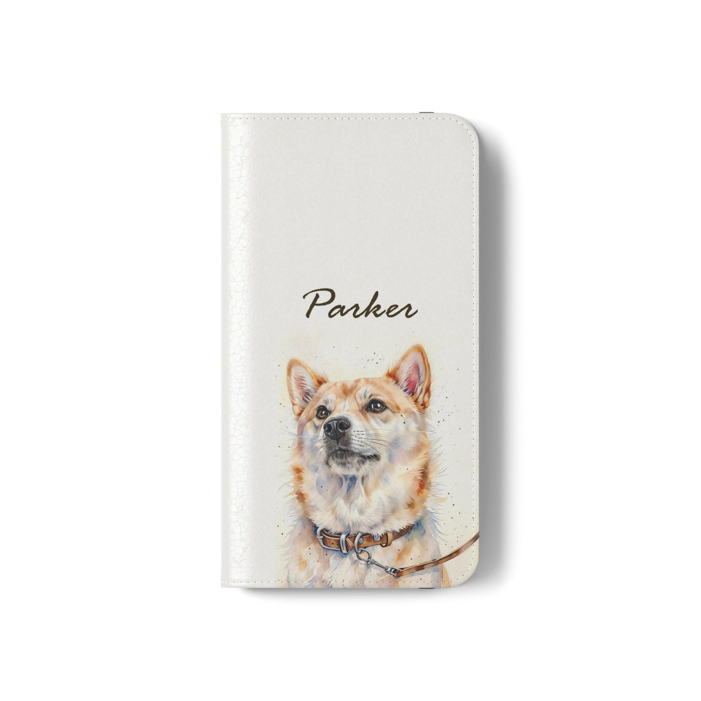 Custom Flip Phone Case – Faux Leather, Card Holder & Stand Feature