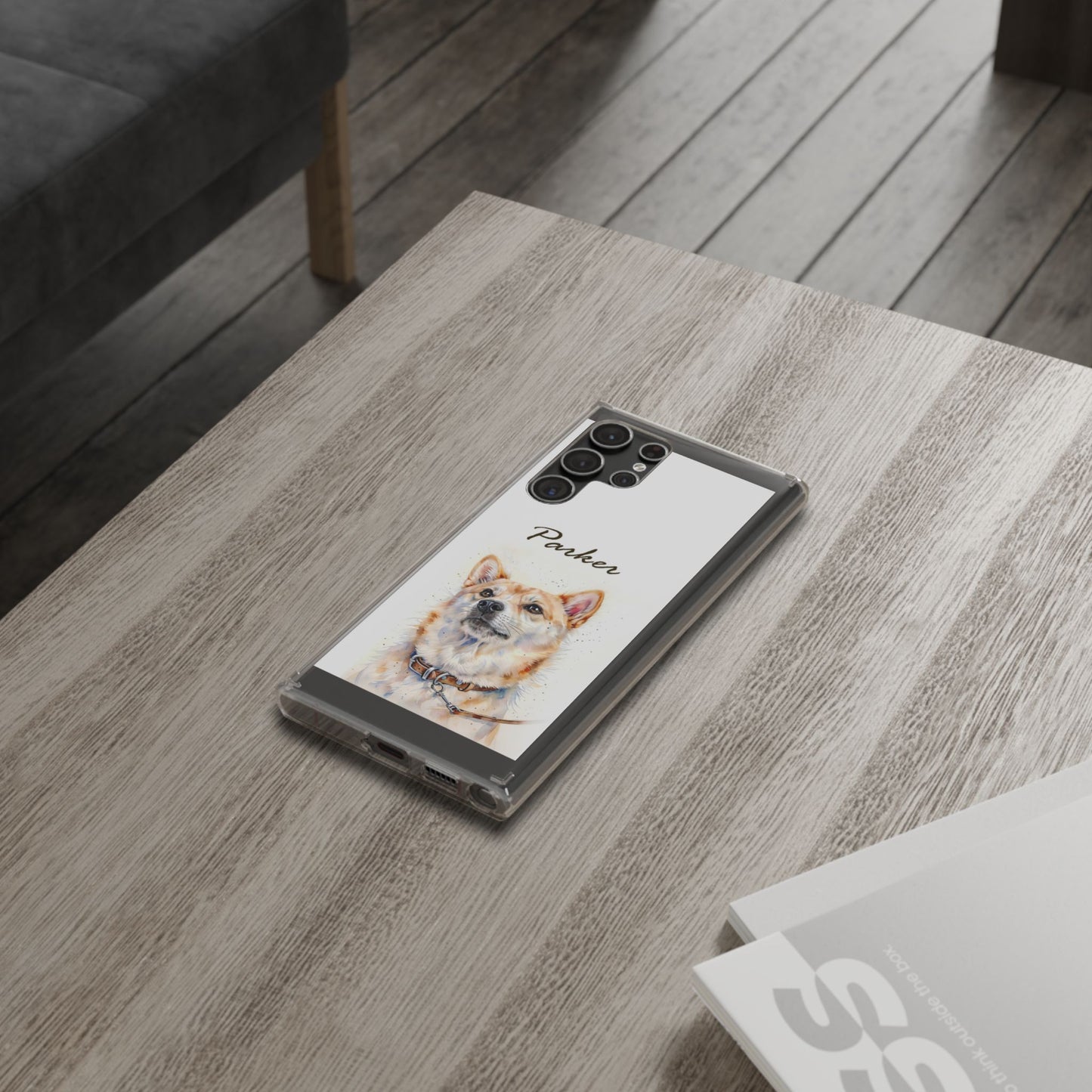 Custom Clear Phone Case – Slim, Shock-Absorbing & Wireless Charging Compatible