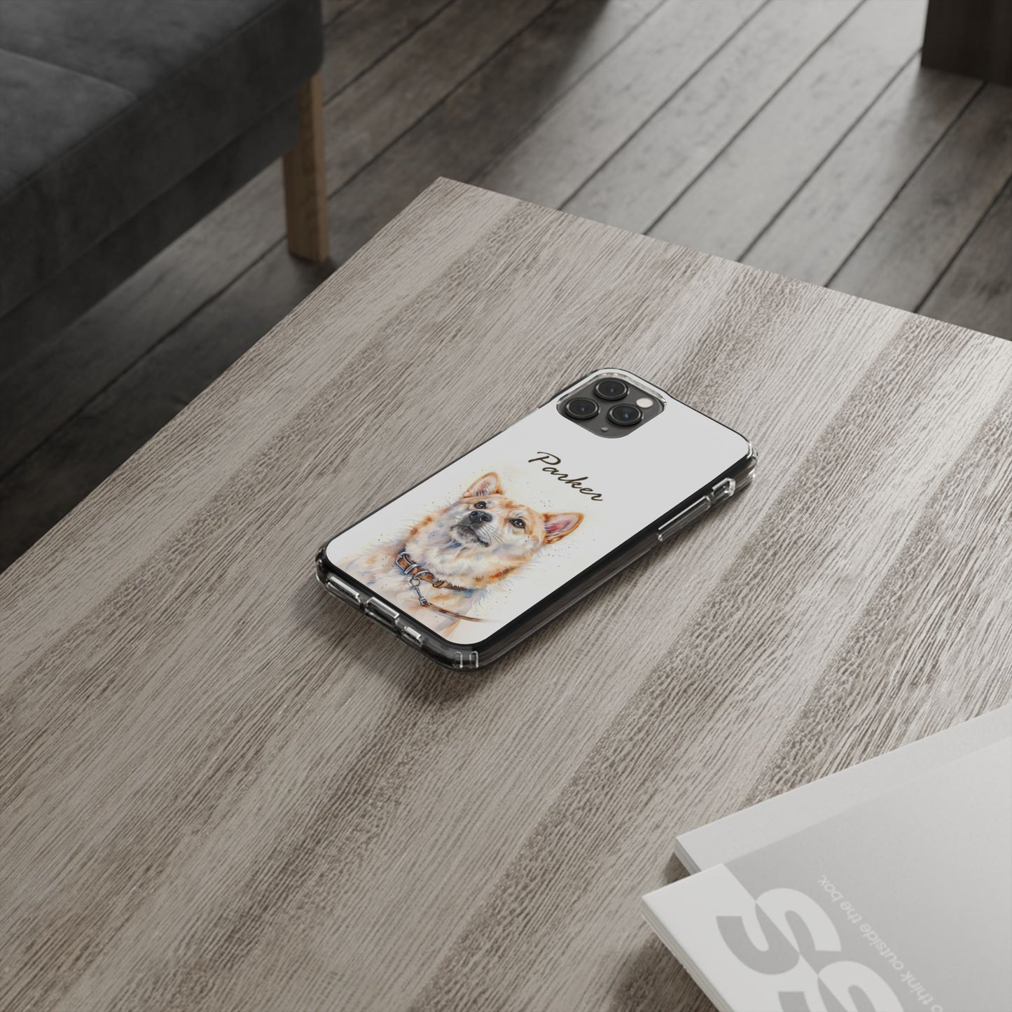 Custom Clear Phone Case – Slim, Shock-Absorbing & Wireless Charging Compatible