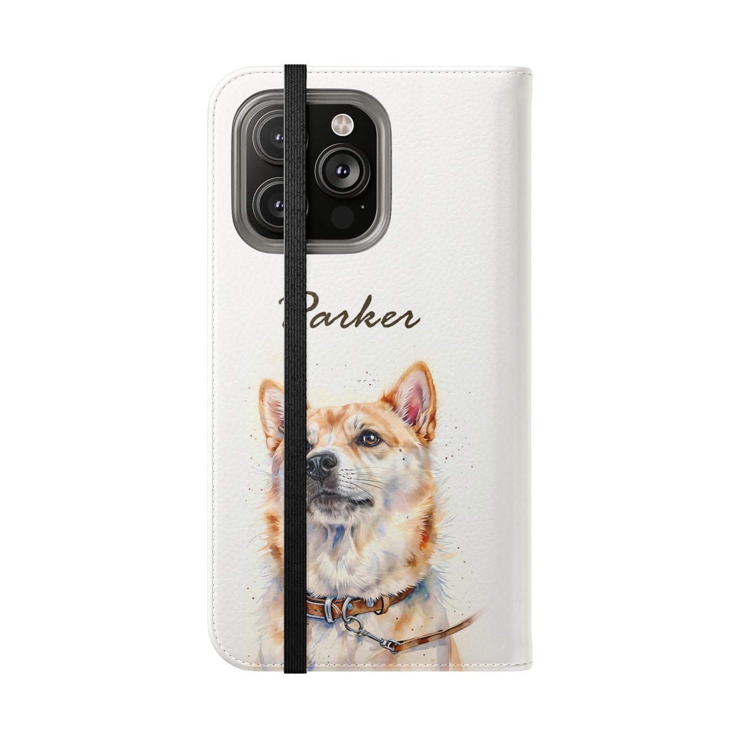 Custom Flip Phone Case – Faux Leather, Card Holder & Stand Feature