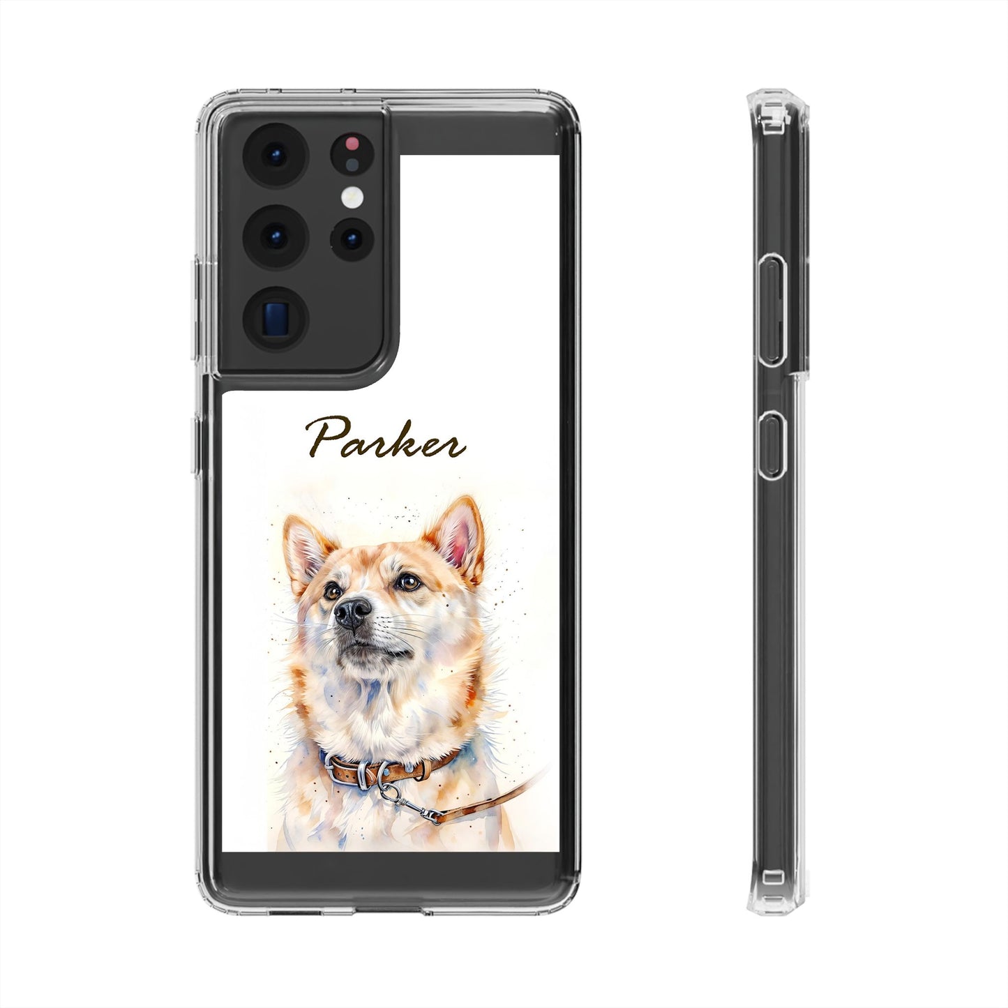 Custom Clear Phone Case – Slim, Shock-Absorbing & Wireless Charging Compatible
