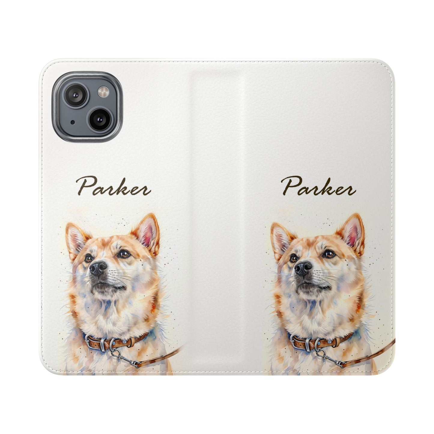 Custom Flip Phone Case – Faux Leather, Card Holder & Stand Feature