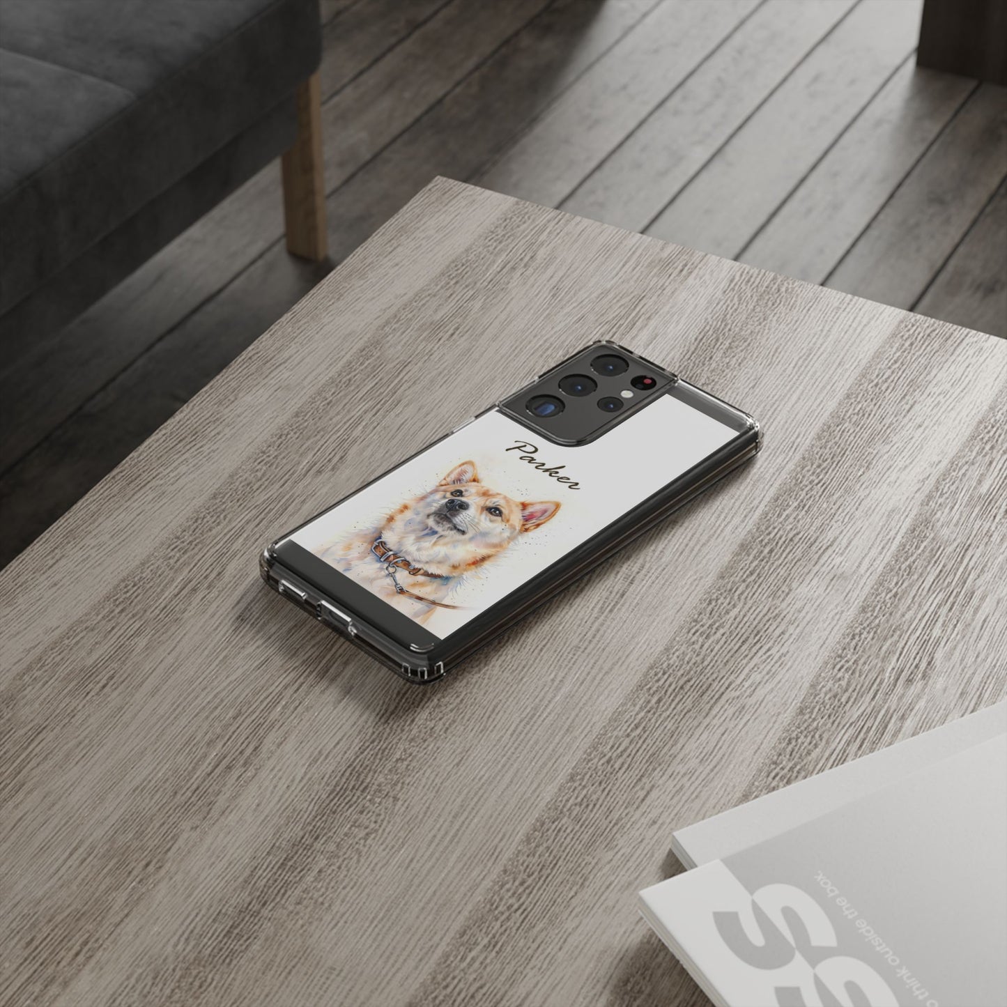 Custom Clear Phone Case – Slim, Shock-Absorbing & Wireless Charging Compatible