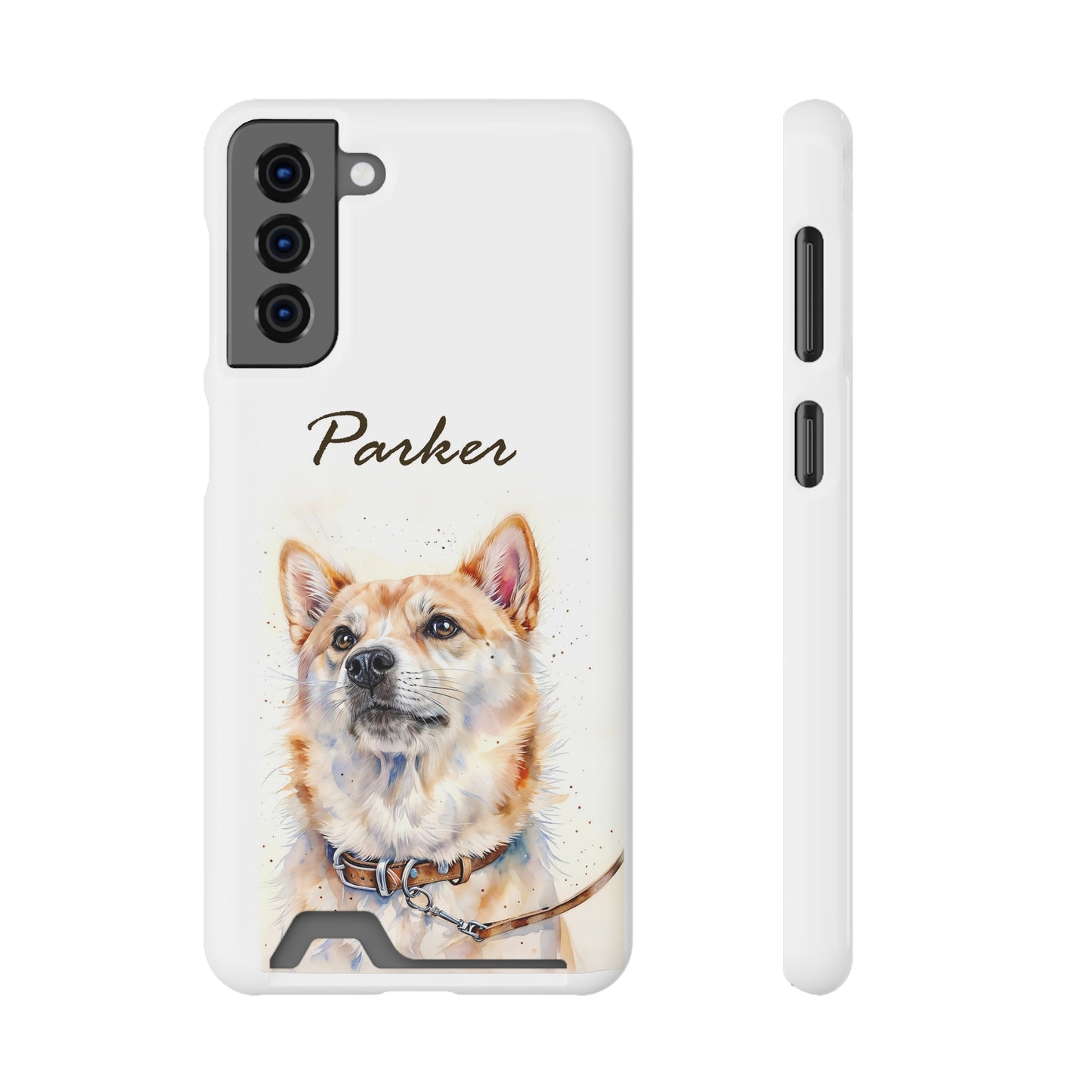 Custom Phone Case with Card Holder – Impact-Resistant, MagSafe Compatible (iPhone & Samsung)