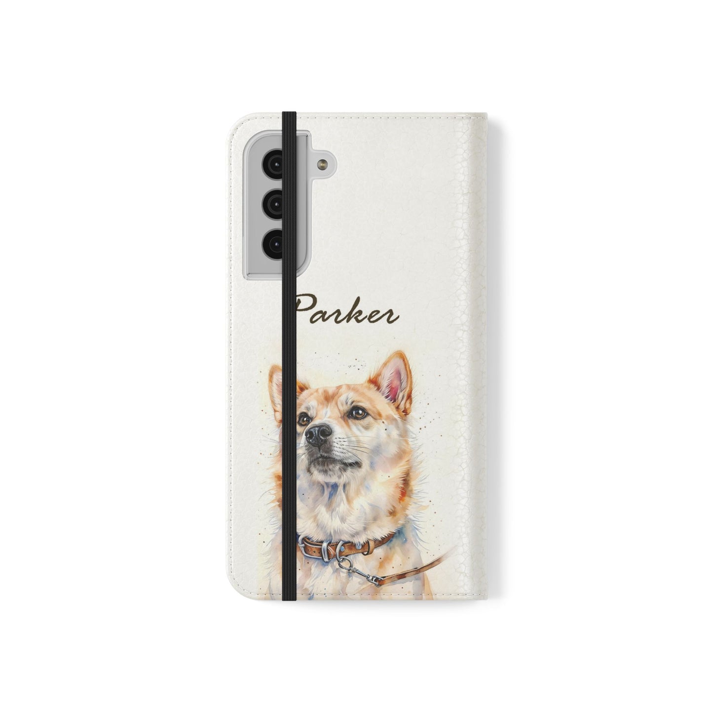 Custom Flip Phone Case – Faux Leather, Card Holder & Stand Feature
