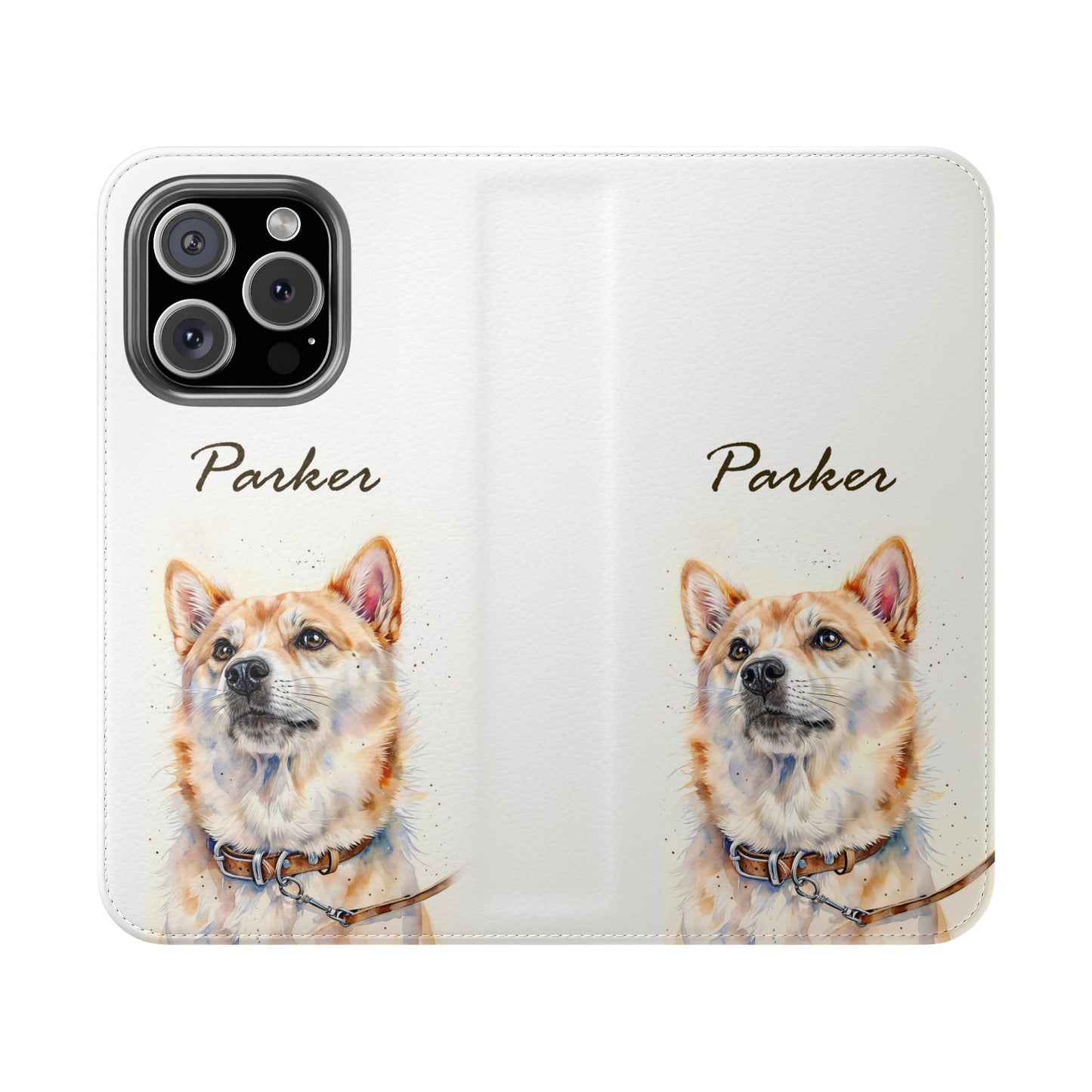 Custom Flip Phone Case – Faux Leather, Card Holder & Stand Feature