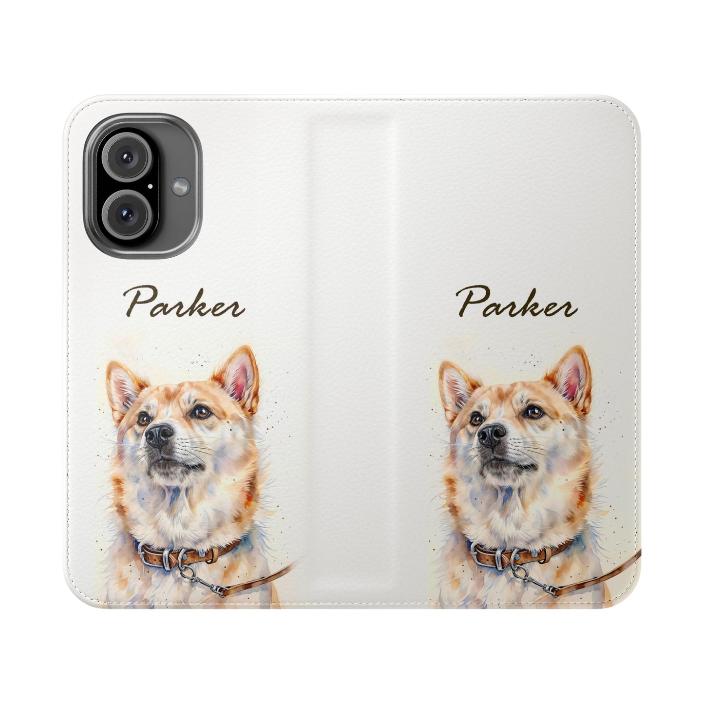 Custom Flip Phone Case – Faux Leather, Card Holder & Stand Feature