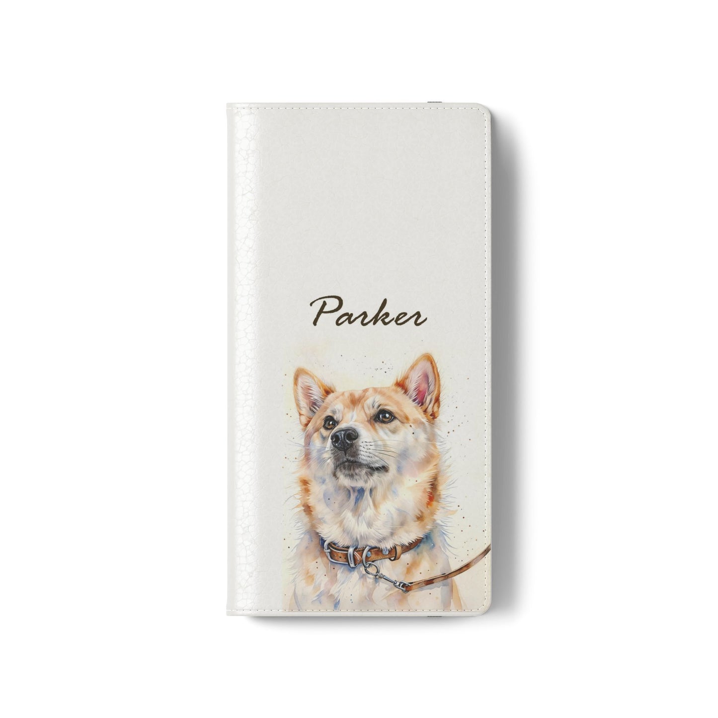 Custom Flip Phone Case – Faux Leather, Card Holder & Stand Feature