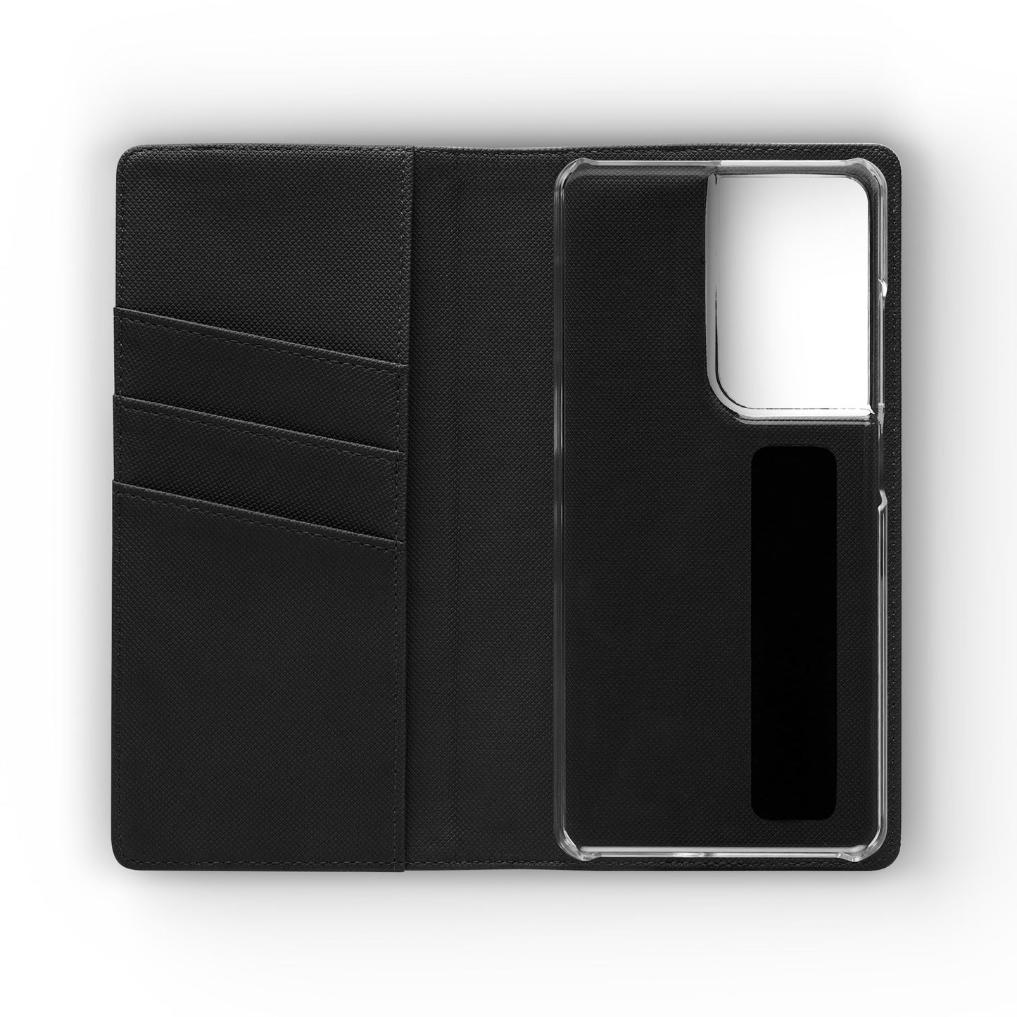 Custom Flip Phone Case – Faux Leather, Card Holder & Stand Feature