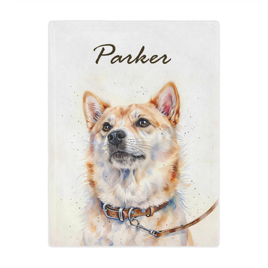 Personalized dog & cat fleece blanket – warm and ultra-soft