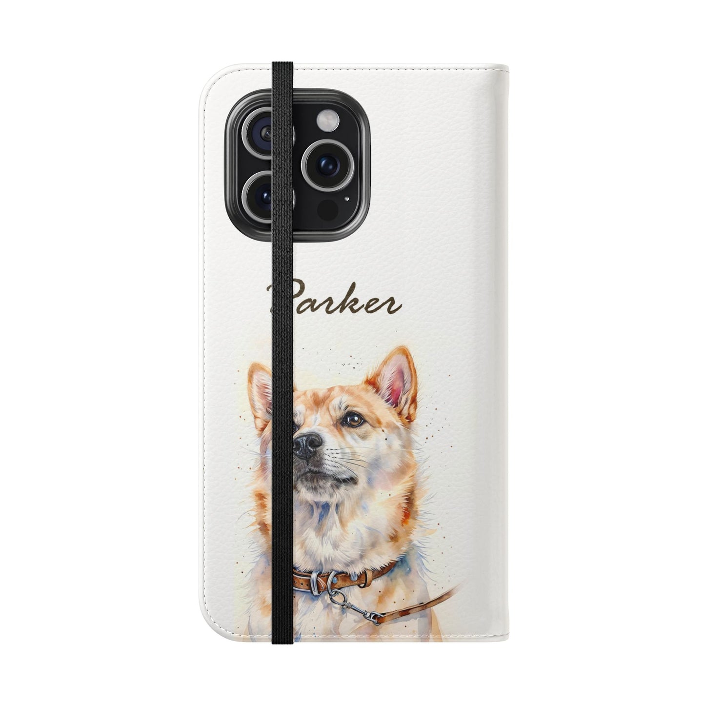 Custom Flip Phone Case – Faux Leather, Card Holder & Stand Feature