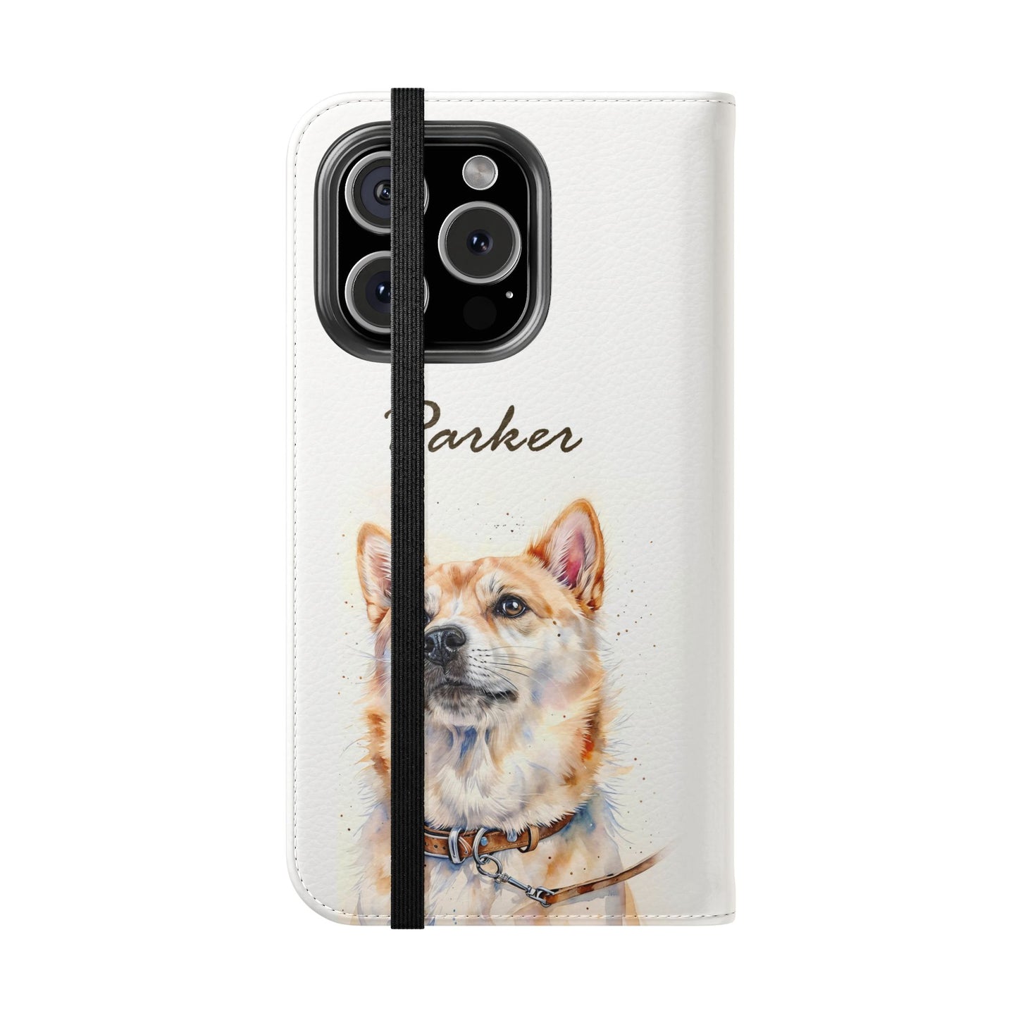 Custom Flip Phone Case – Faux Leather, Card Holder & Stand Feature