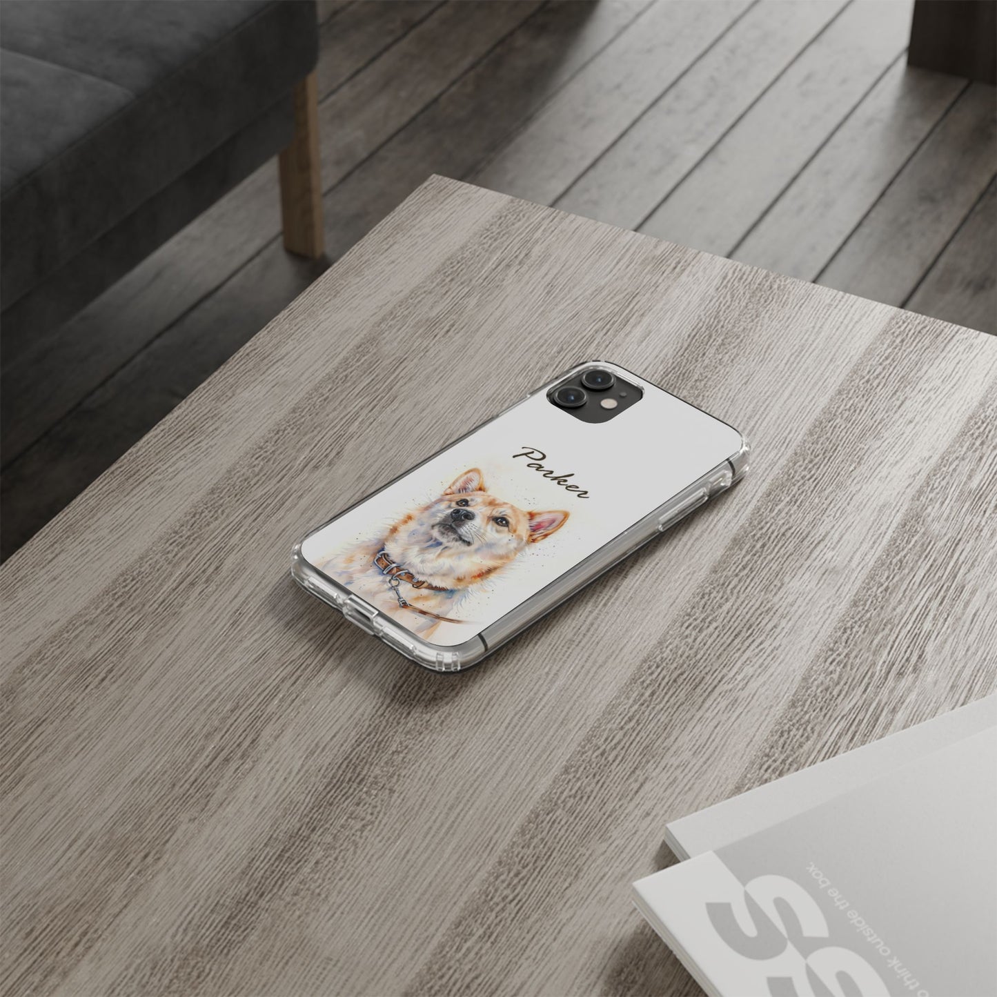 Custom Clear Phone Case – Slim, Shock-Absorbing & Wireless Charging Compatible