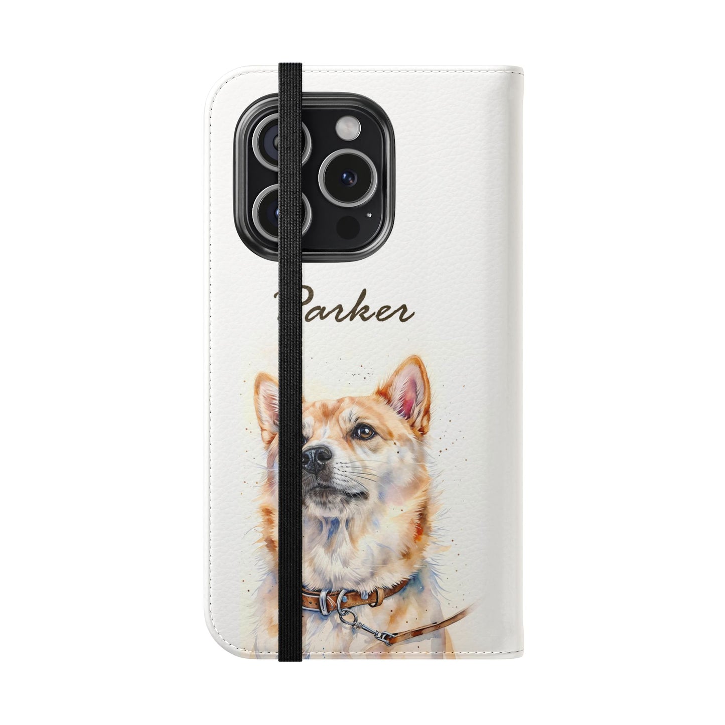 Custom Flip Phone Case – Faux Leather, Card Holder & Stand Feature