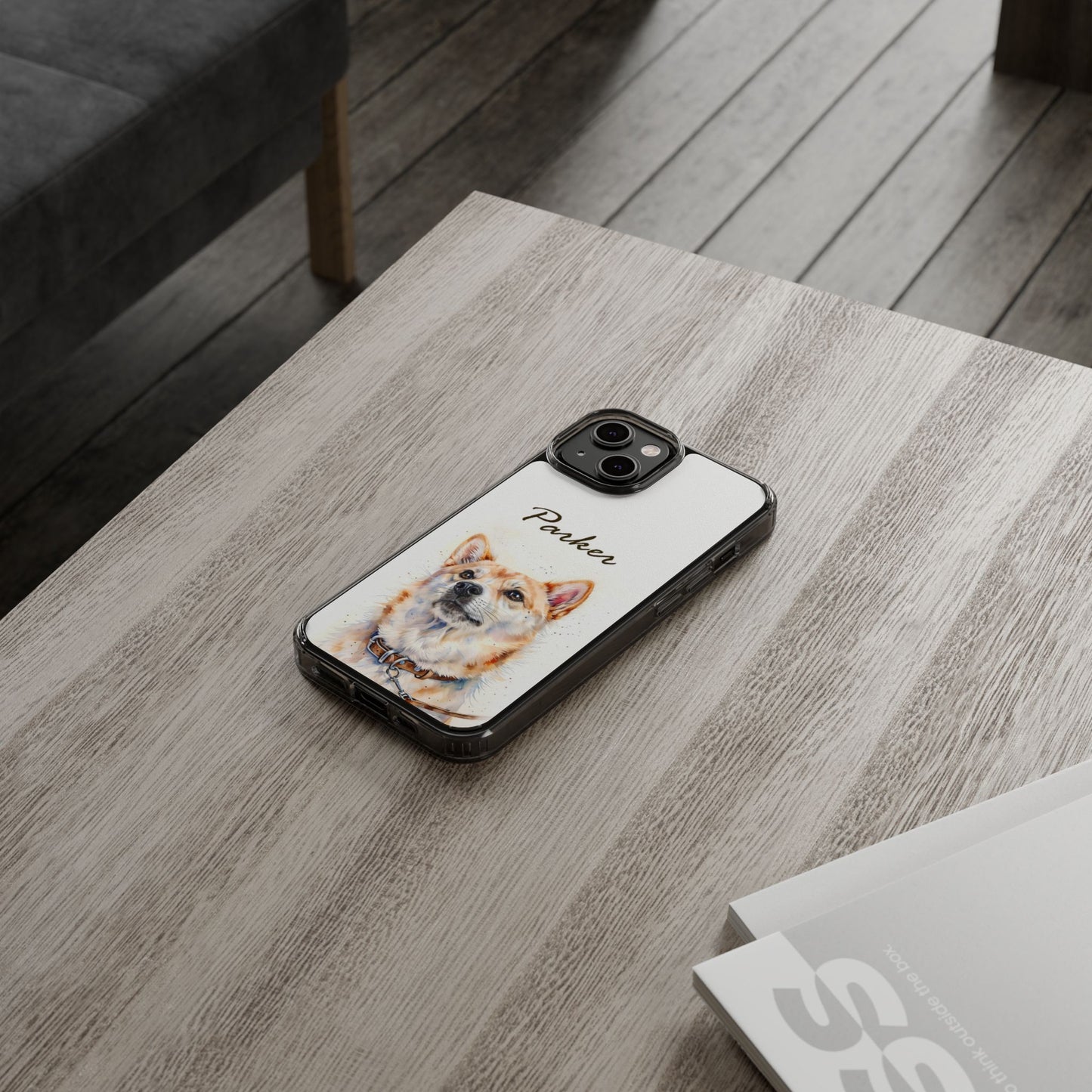 Custom Clear Phone Case – Slim, Shock-Absorbing & Wireless Charging Compatible