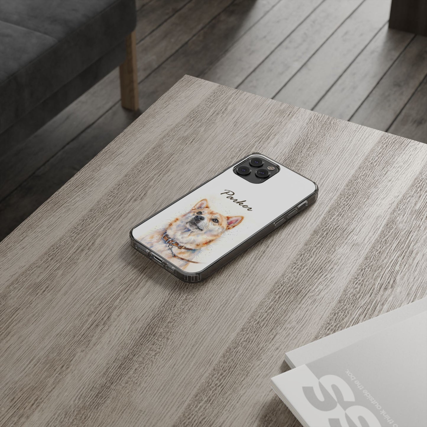 Custom Clear Phone Case – Slim, Shock-Absorbing & Wireless Charging Compatible