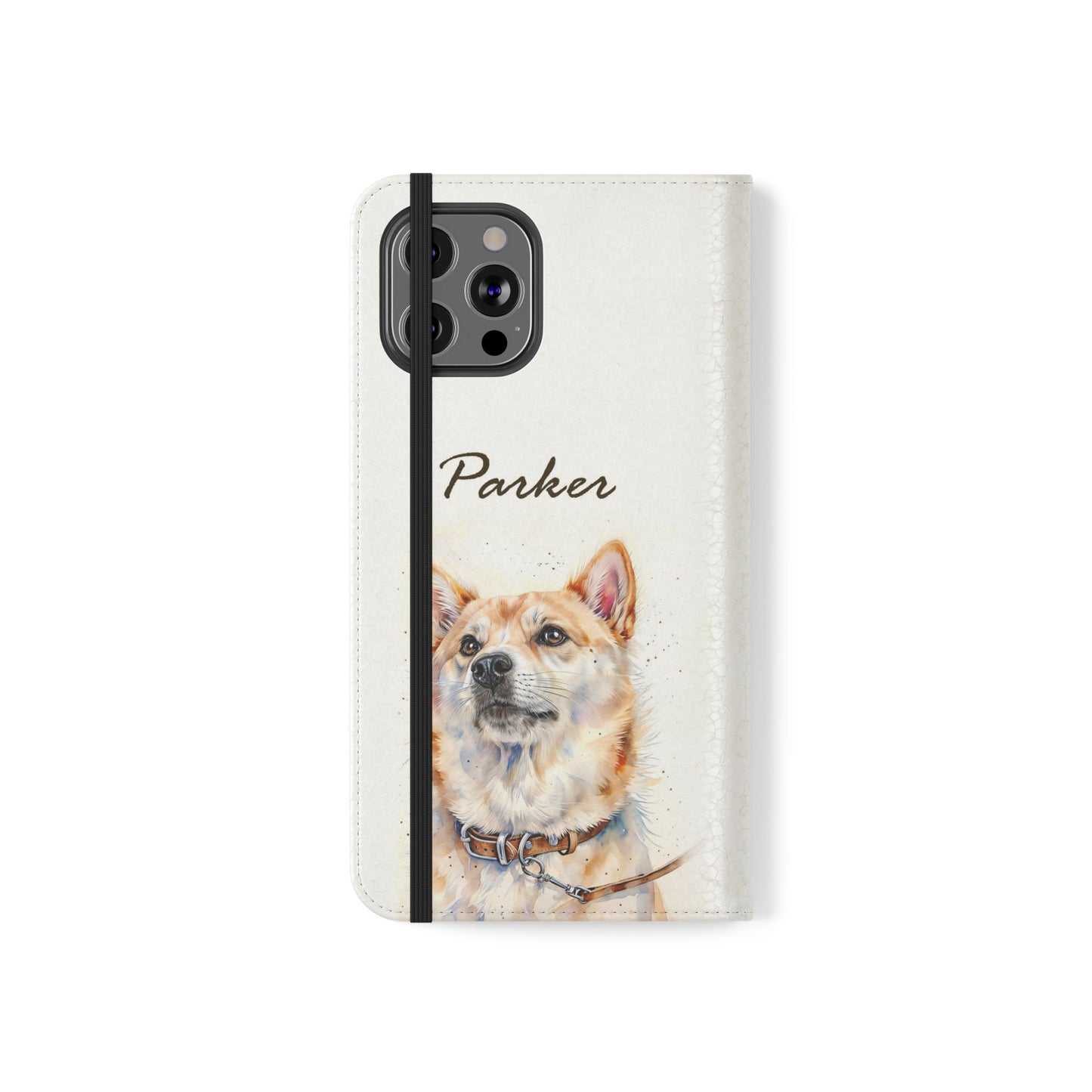 Custom Flip Phone Case – Faux Leather, Card Holder & Stand Feature