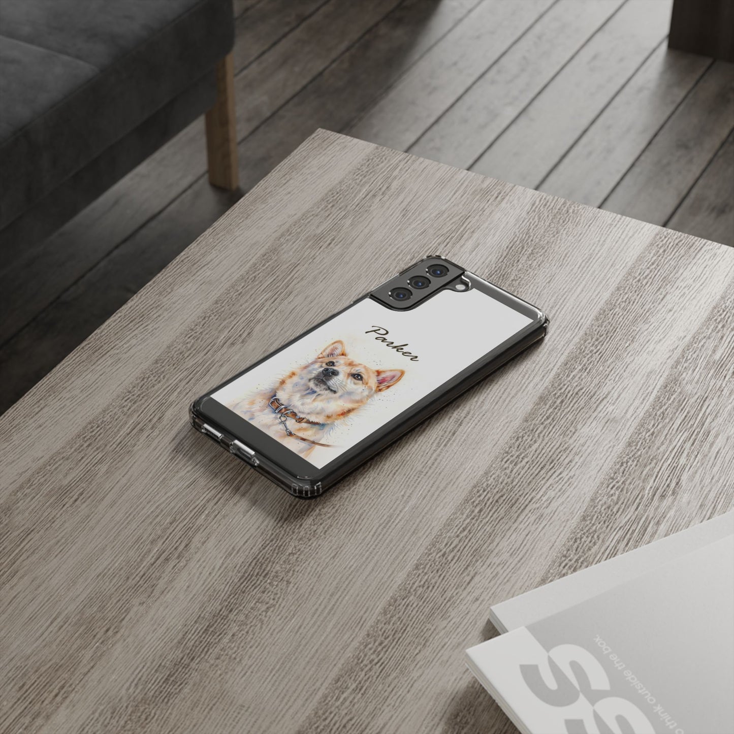 Custom Clear Phone Case – Slim, Shock-Absorbing & Wireless Charging Compatible
