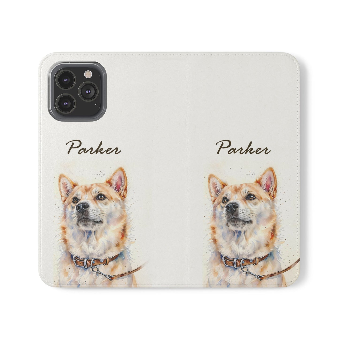 Custom Flip Phone Case – Faux Leather, Card Holder & Stand Feature