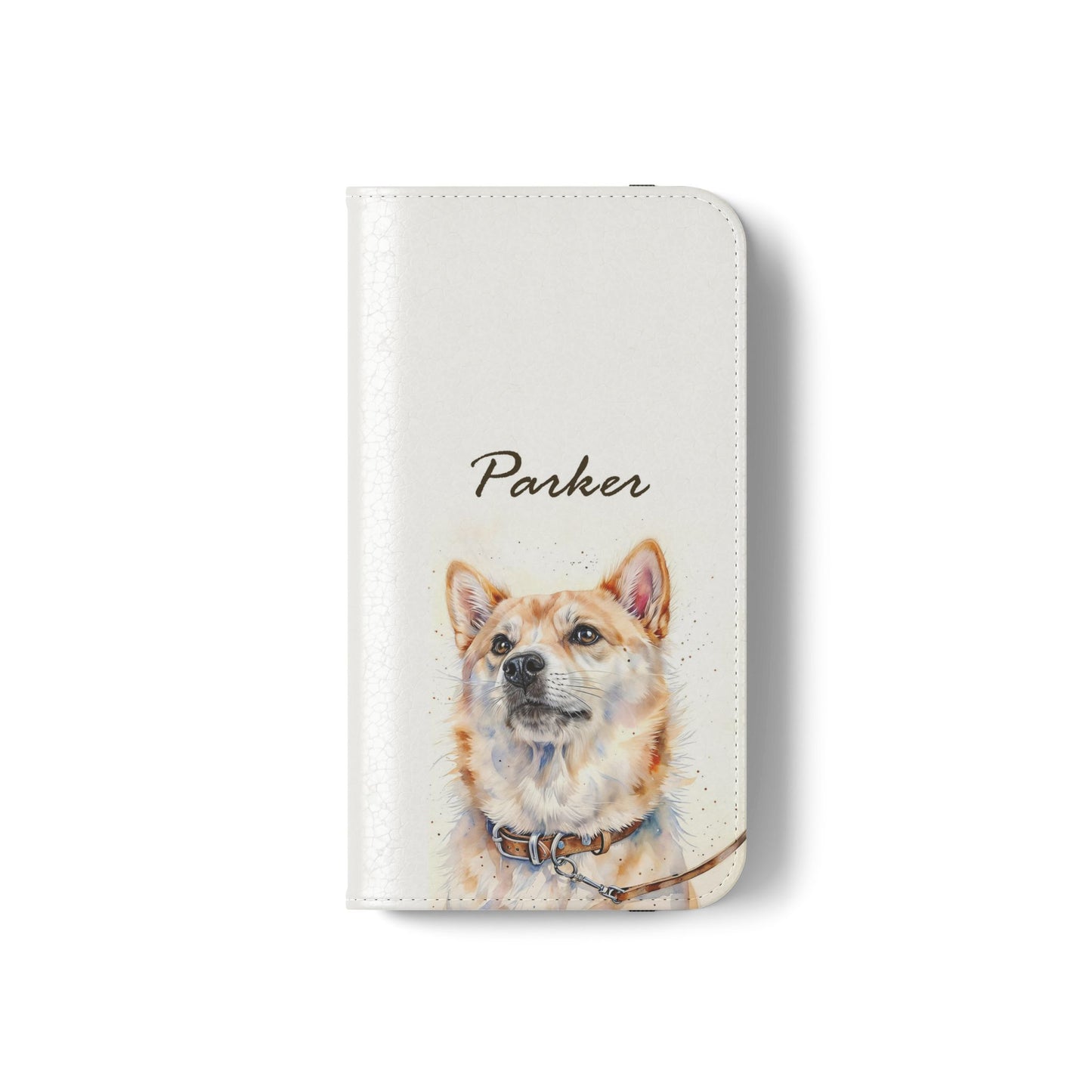 Custom Flip Phone Case – Faux Leather, Card Holder & Stand Feature