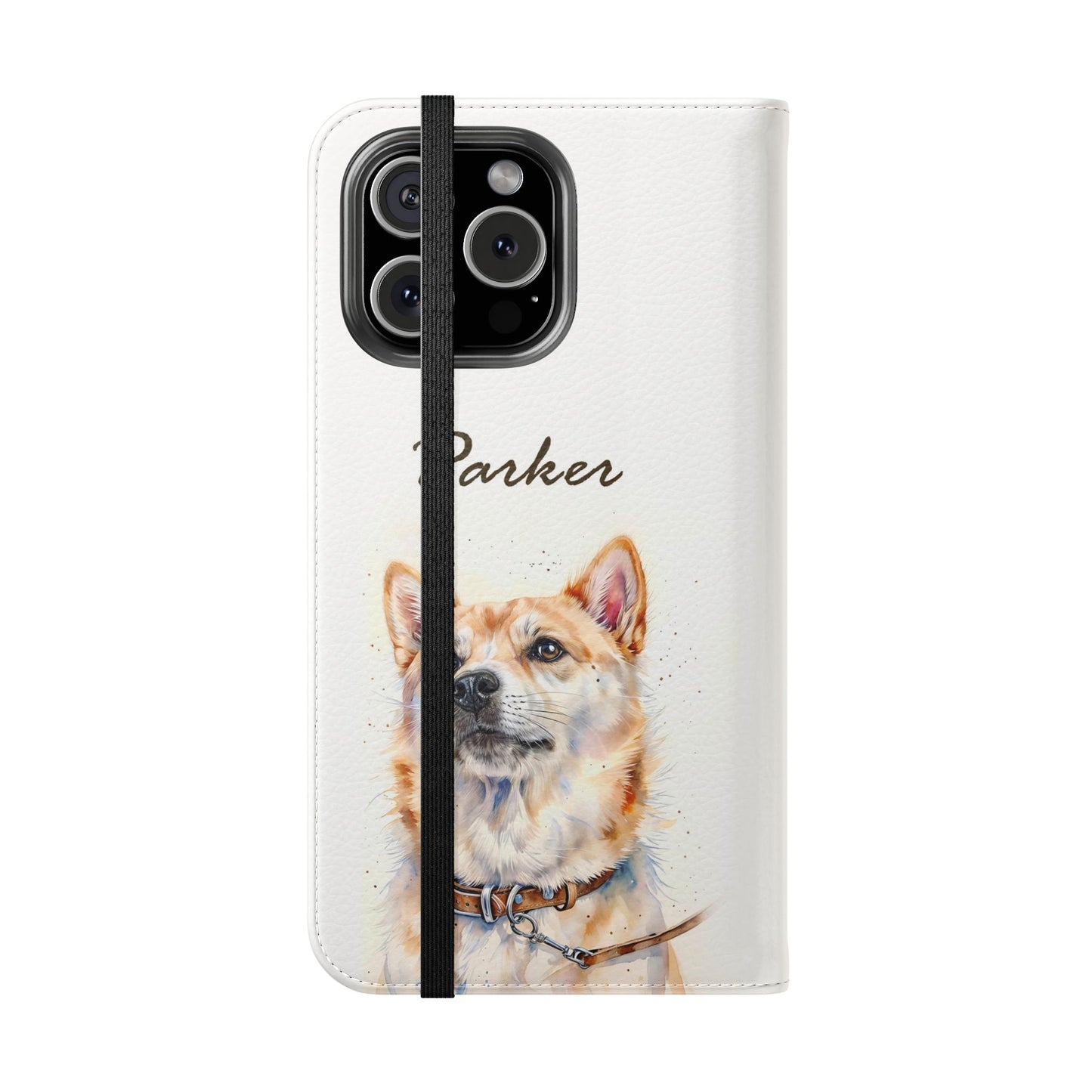 Custom Flip Phone Case – Faux Leather, Card Holder & Stand Feature