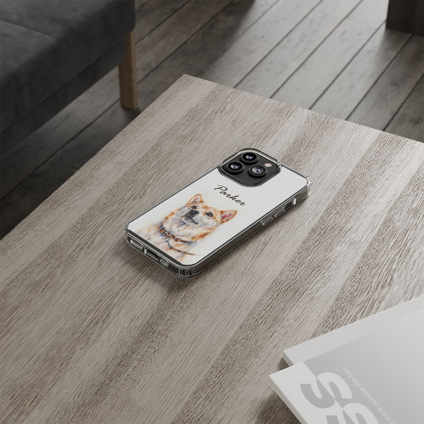 Custom Clear Phone Case – Slim, Shock-Absorbing & Wireless Charging Compatible